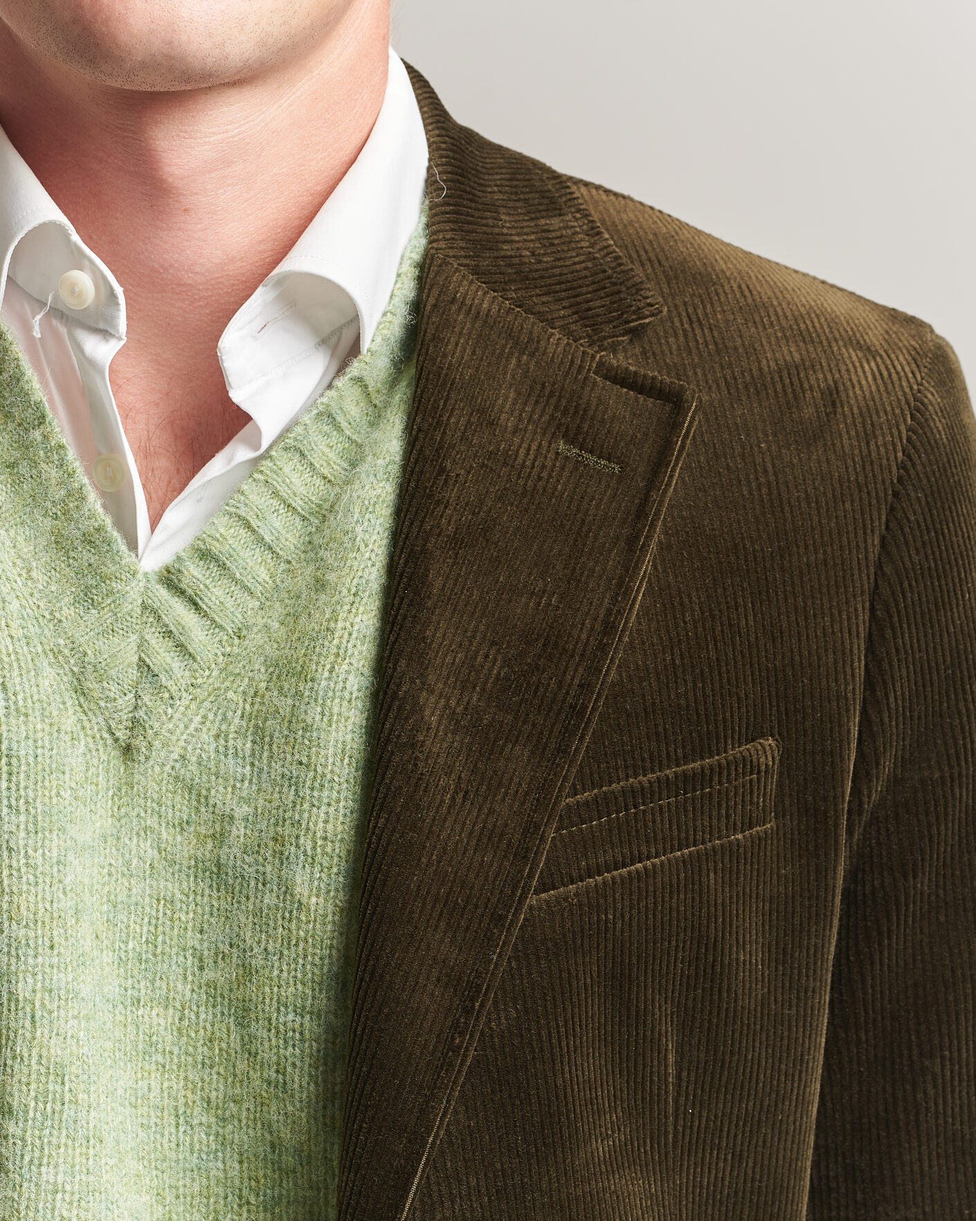 Herren | Sakkos | Polo Ralph Lauren | Single Breasted Corduroy Sportcoat Fall Olive
