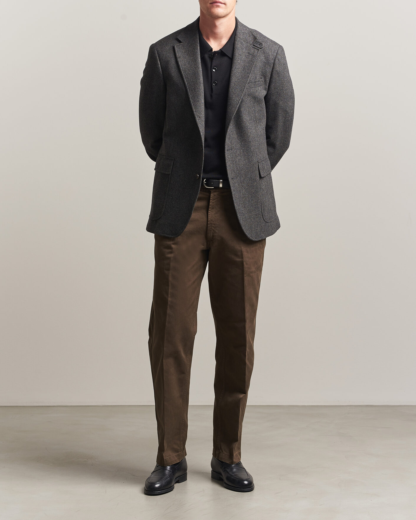 Herren | Sakkos | Polo Ralph Lauren | Tonal Broken Twill Sportcoat Charcoal
