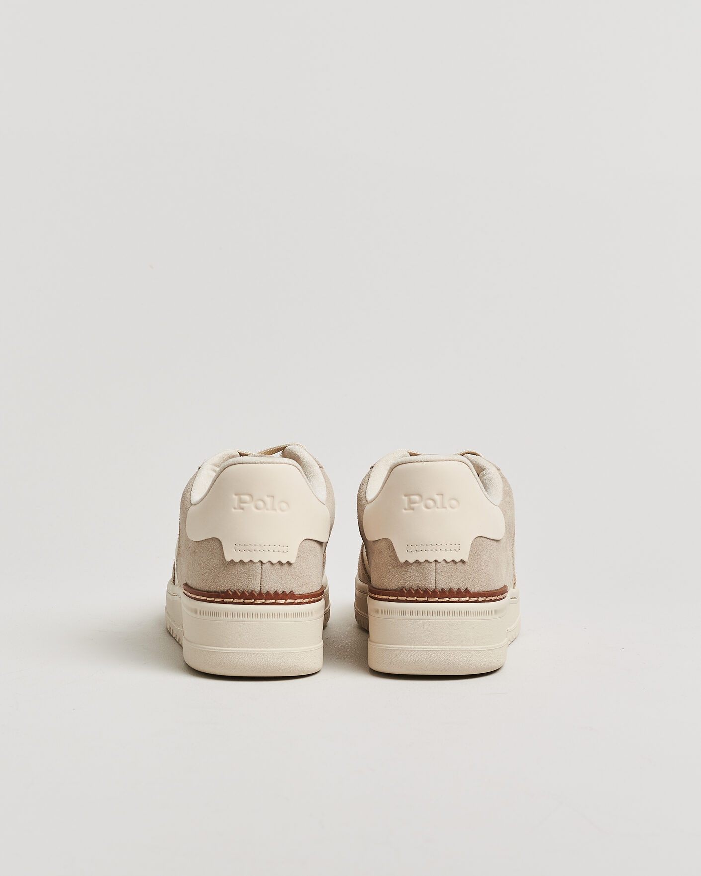 Herren | Sneaker | Polo Ralph Lauren | Masters Court Suede/Leather Sneakers Milkshake