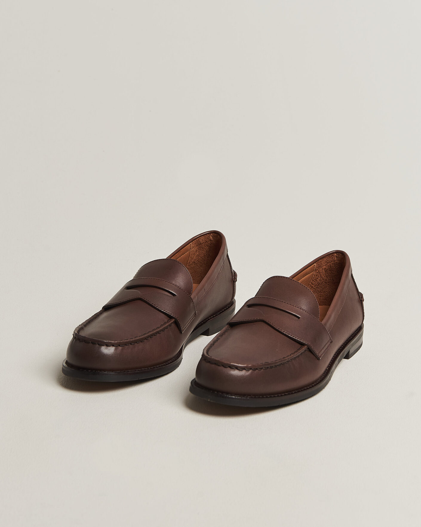 Herren | Loafer | Polo Ralph Lauren | Alston Penny Leather Loafers Dark Brown