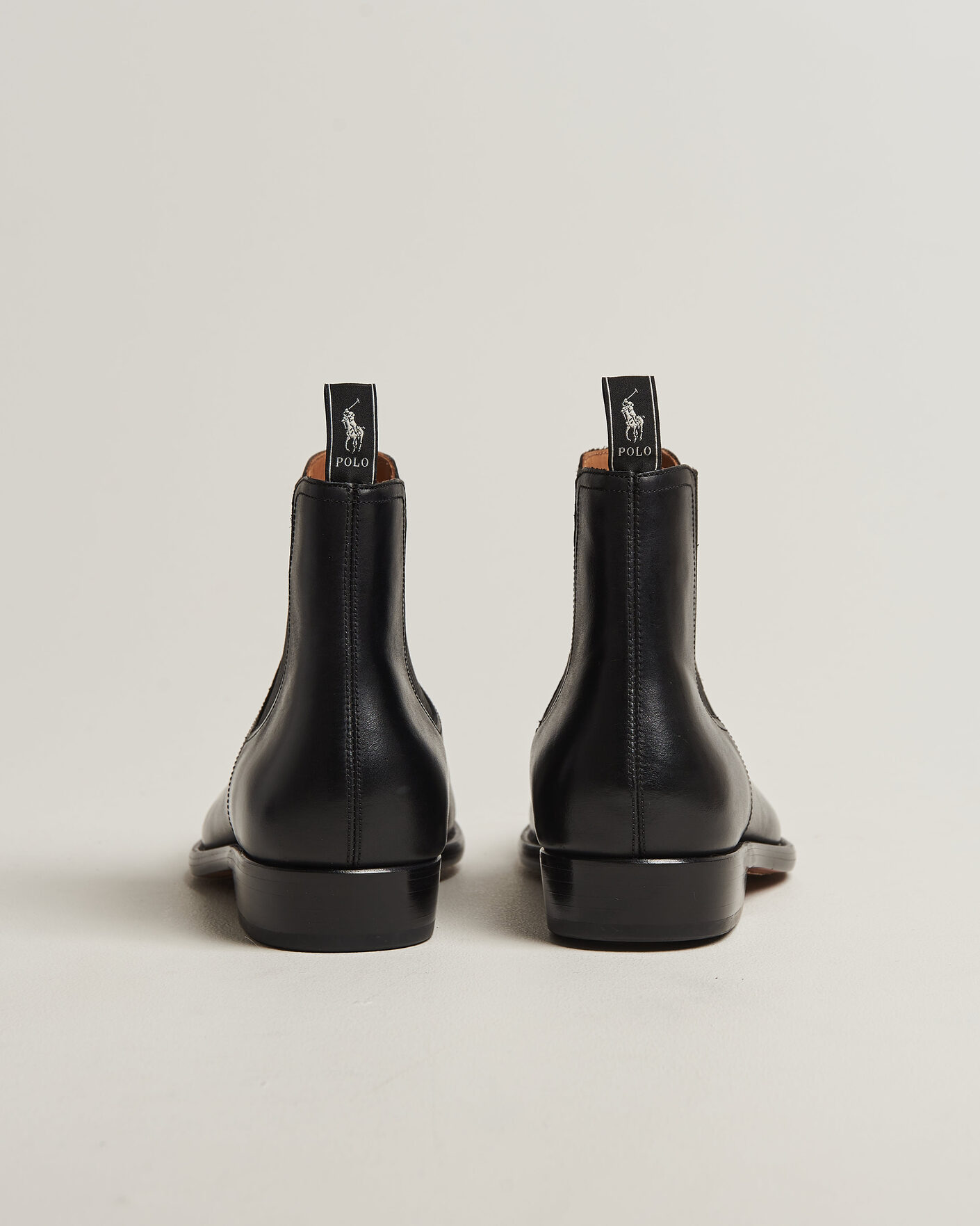 Herren | Boots | Polo Ralph Lauren | Owen Leather Chelsea Boots Black
