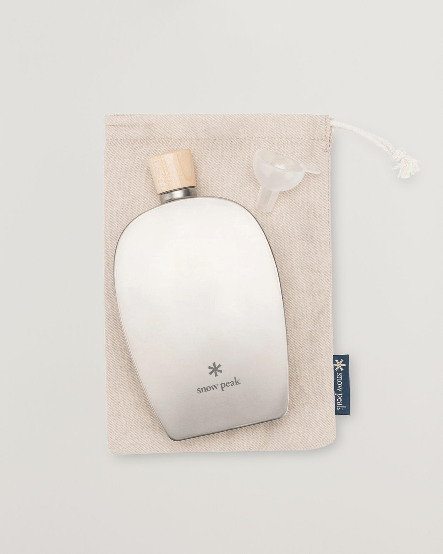Herren | Outdoor living | Snow Peak | Flask 250 ml Titanium