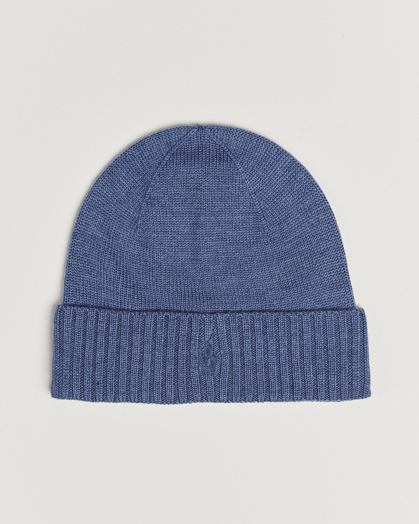 Herren | Mützen | Polo Ralph Lauren | Merino Beanie Clarity Blue Heather