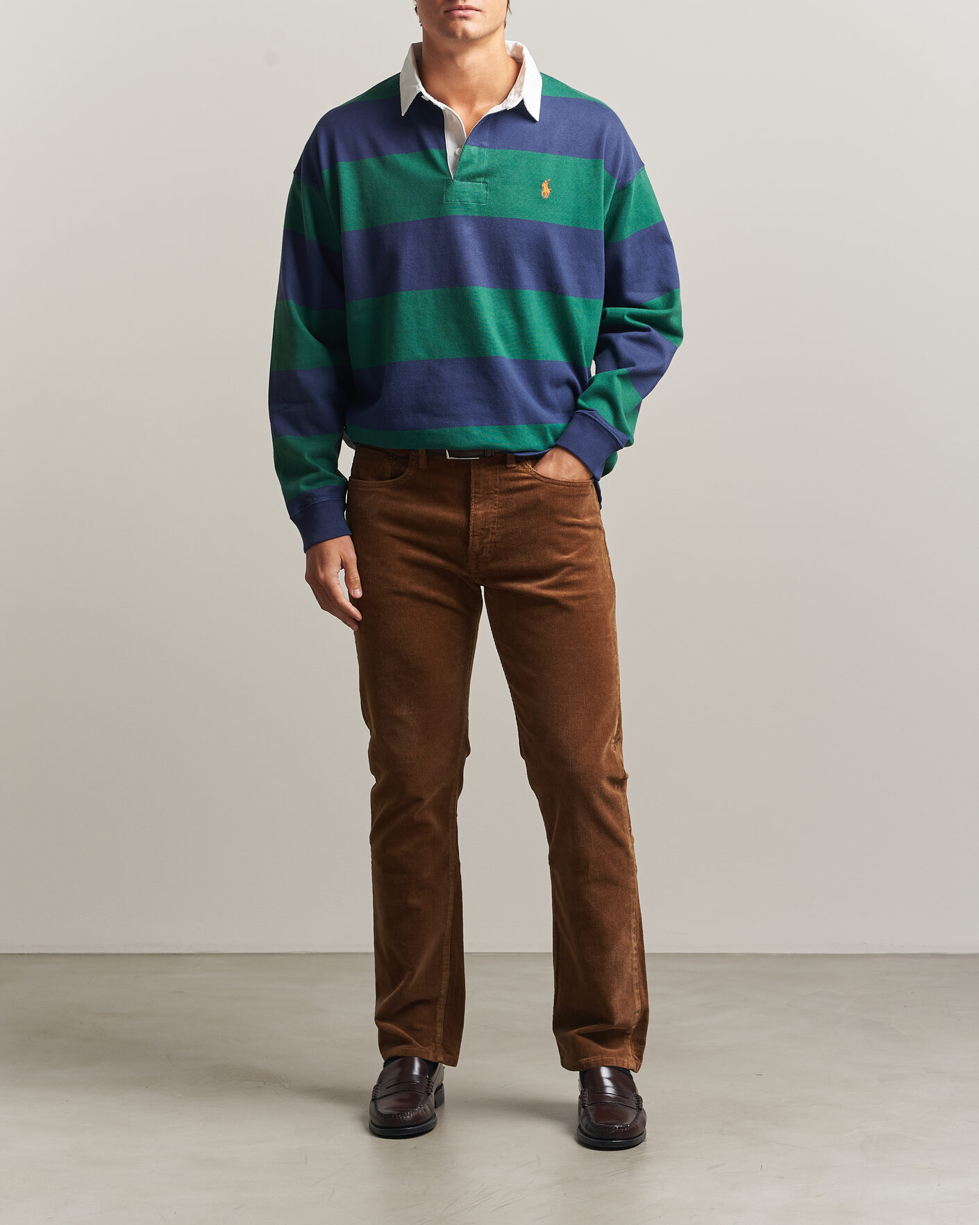 Herren | Hosen | Polo Ralph Lauren | Stretch Corduroy Straight Fit Pants Sepia