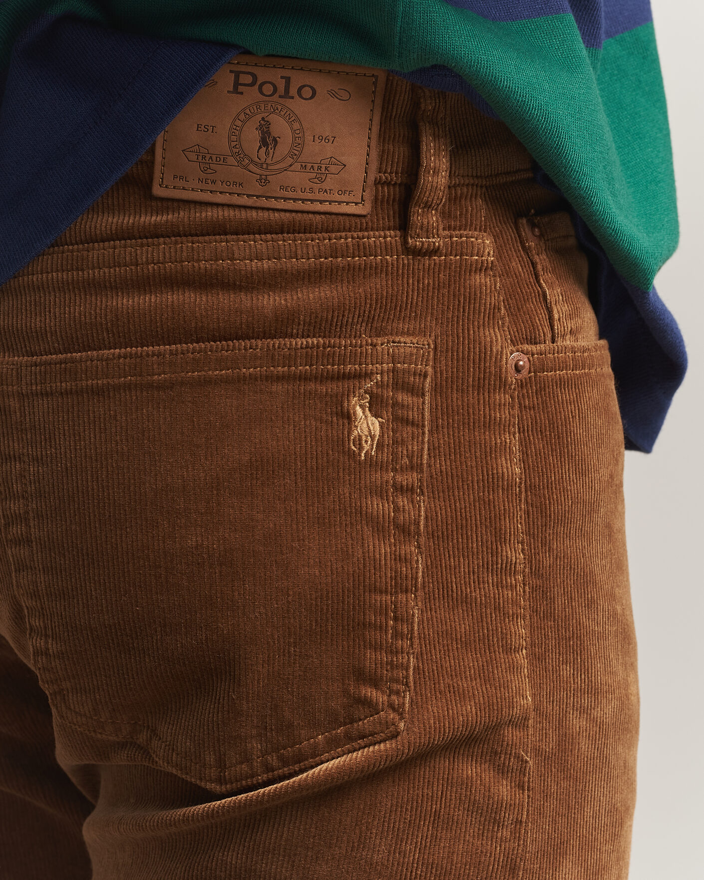 Herren | Hosen | Polo Ralph Lauren | Stretch Corduroy Straight Fit Pants Sepia