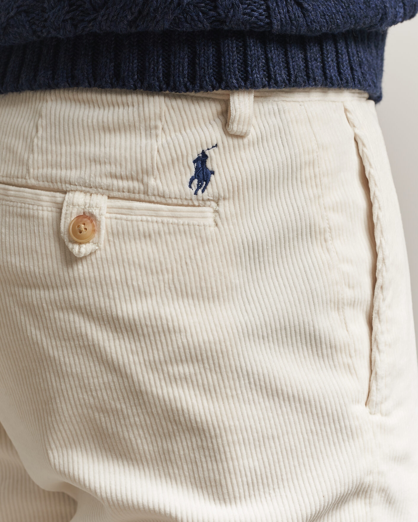 Herren | Hosen | Polo Ralph Lauren | Bedford Corduroy 5-Pocket Pants Warm White