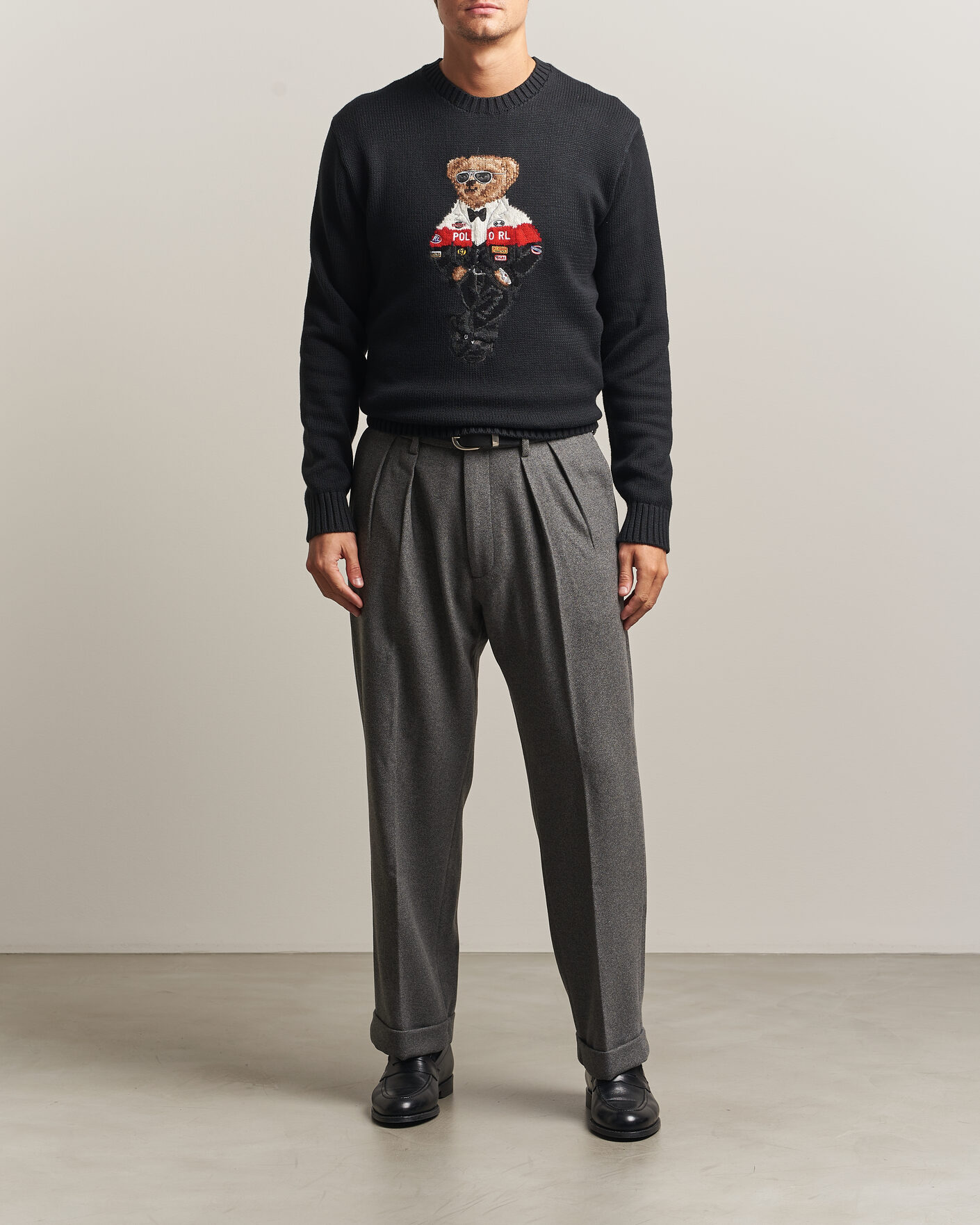 Herren | Hosen | Polo Ralph Lauren | Flanell Blend Straight Fit Pants Medium Grey