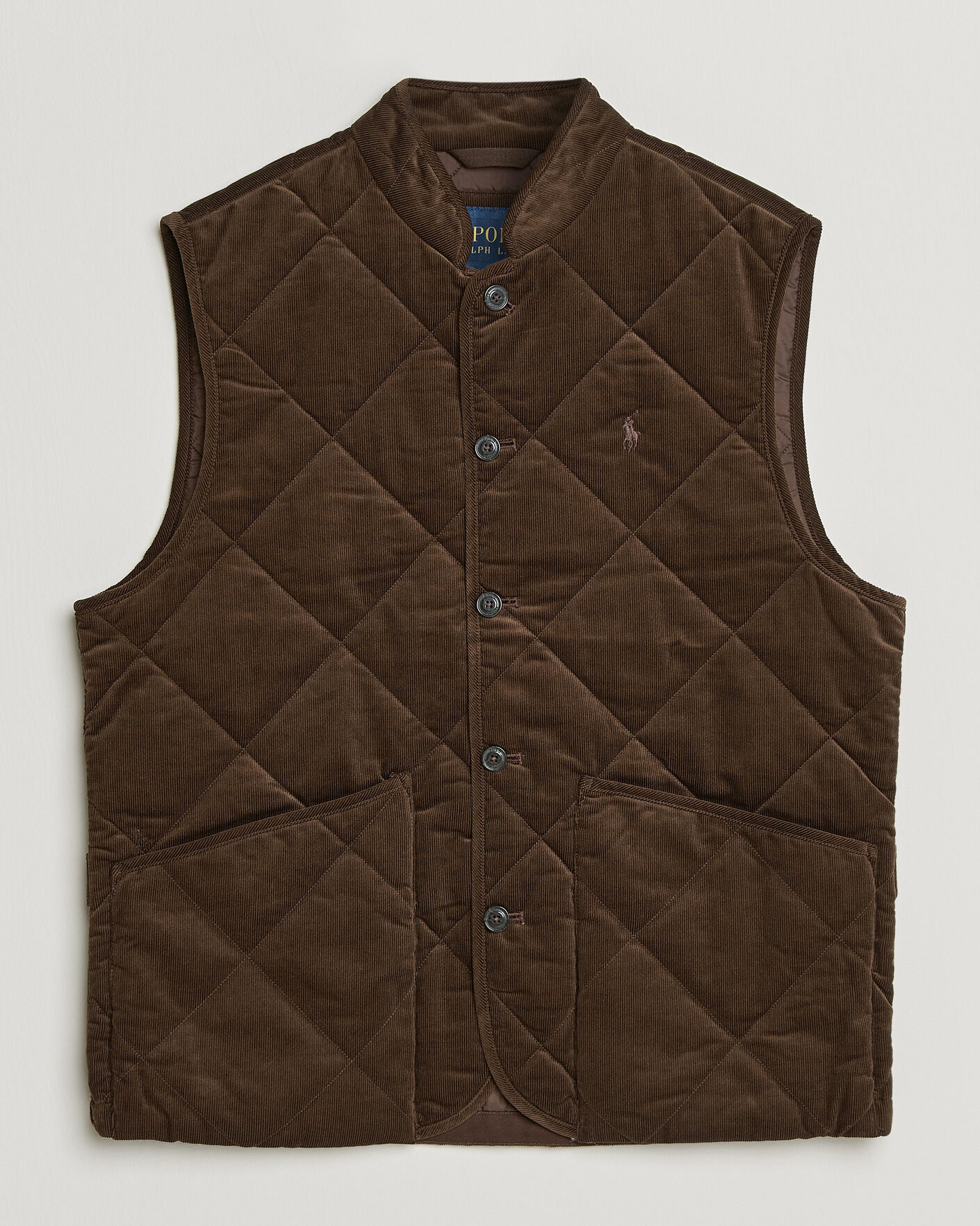 Herren | Westen | Polo Ralph Lauren | Quilted Corduroy Vest Cooper Brown