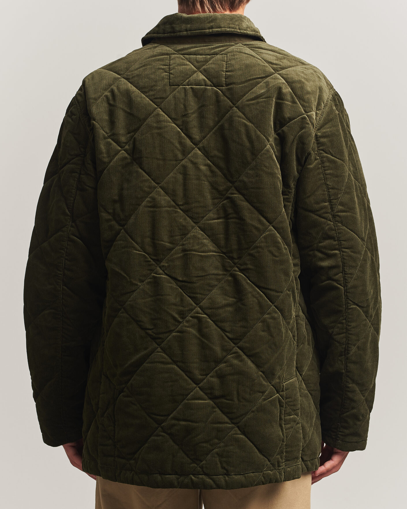 Herren | Jacken | Polo Ralph Lauren | Quilted Corduroy Car Coat Company Olive