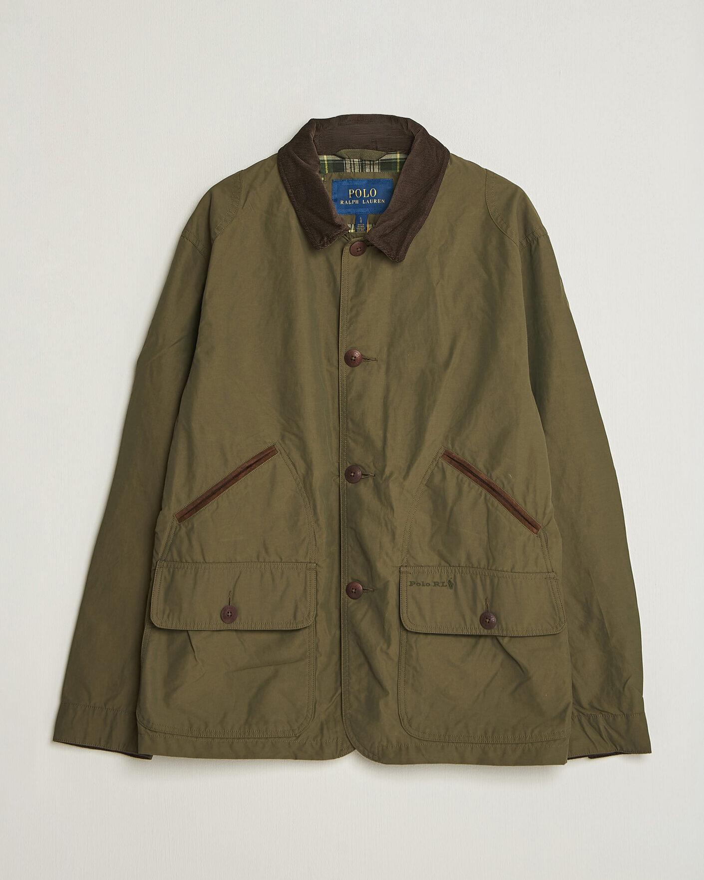 Herren | Jacken | Polo Ralph Lauren | Cotton Nylon Field Jacket Canopy Olive