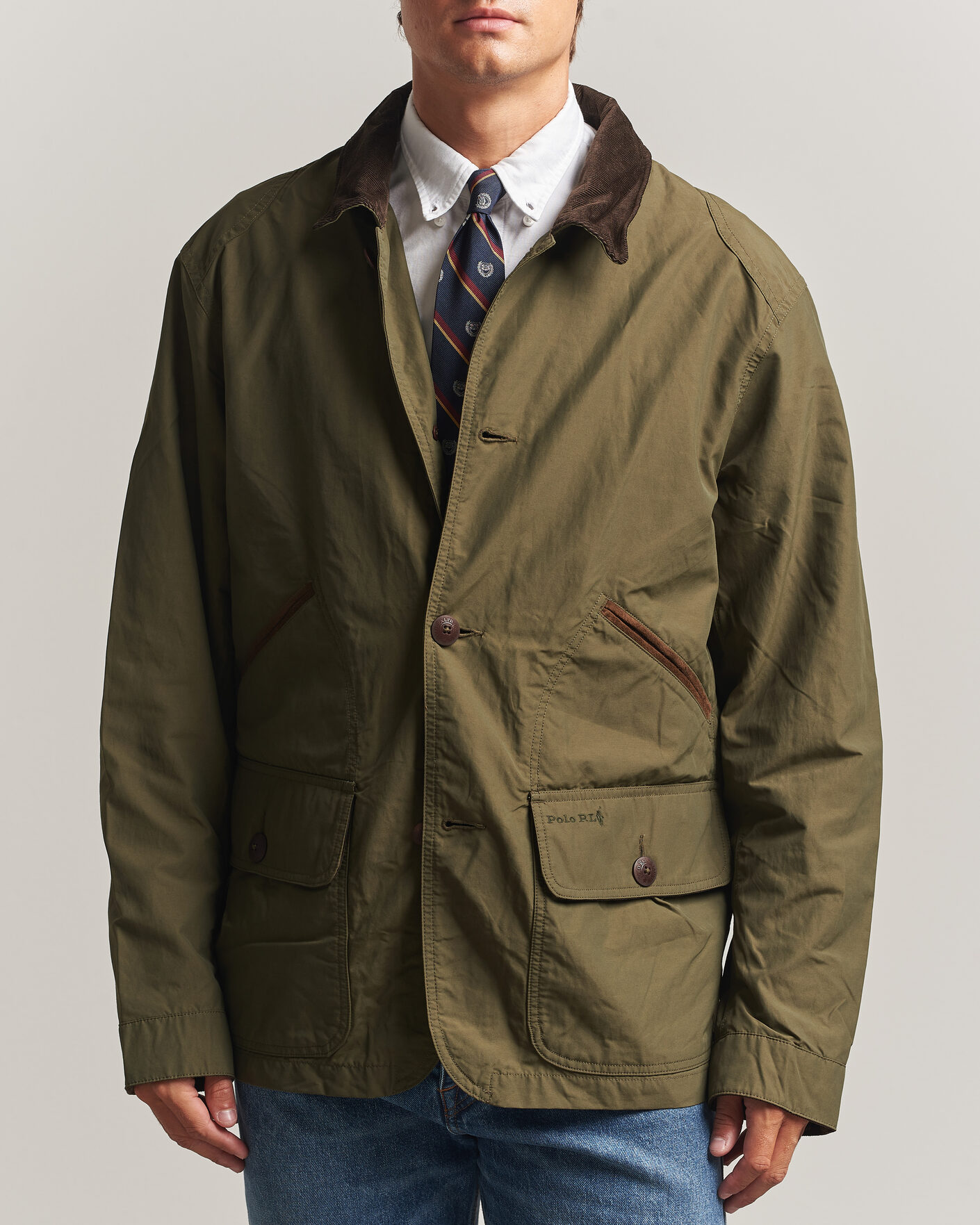 Herren | Jacken | Polo Ralph Lauren | Cotton Nylon Field Jacket Canopy Olive