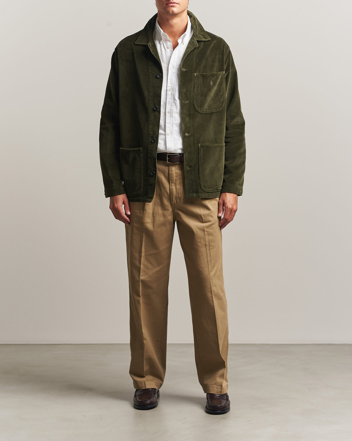 Herren | Hemden | Polo Ralph Lauren | Corduroy Overshirt Company Olive