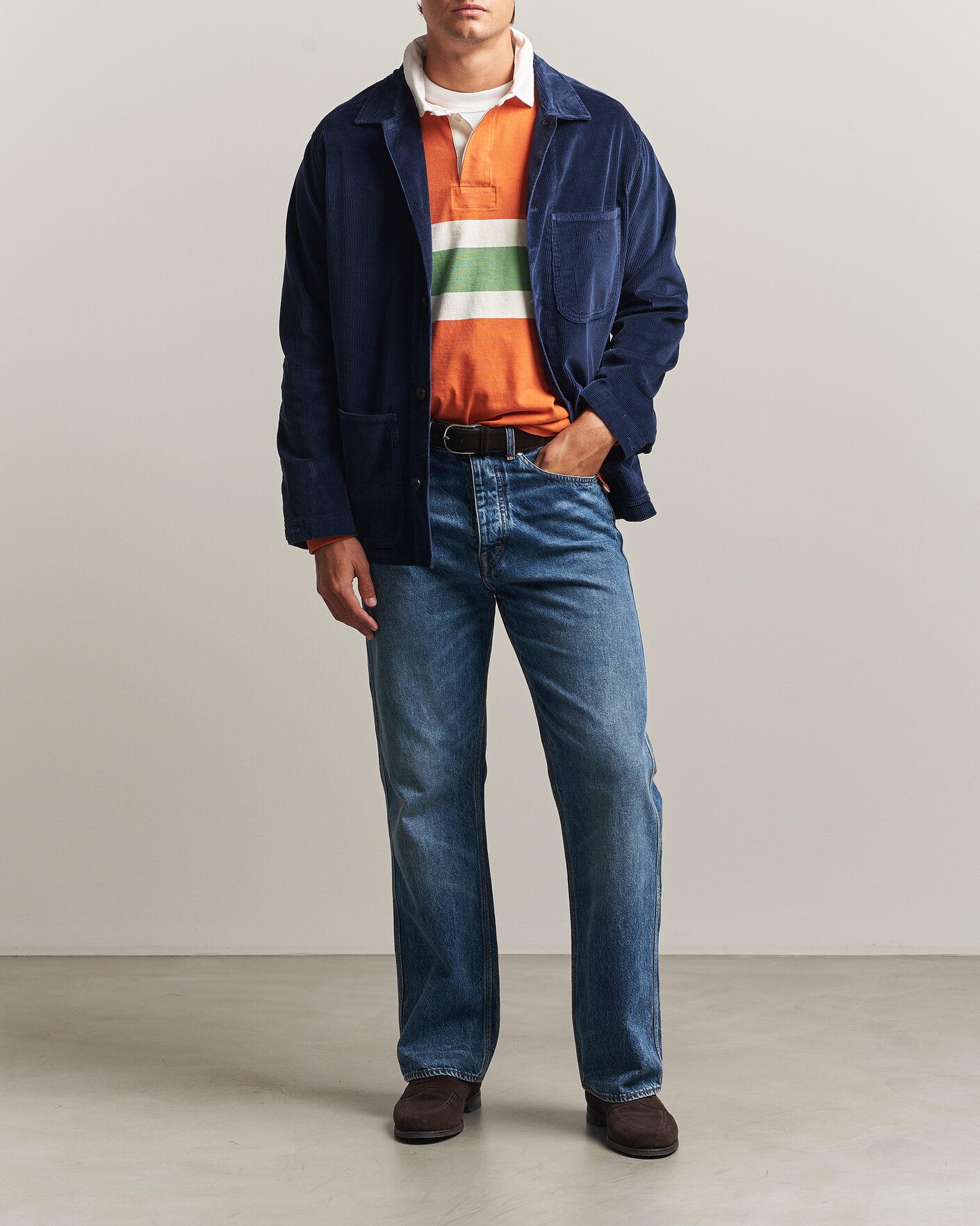 Herren | Hemden | Polo Ralph Lauren | Corduroy Overshirt Newport Navy