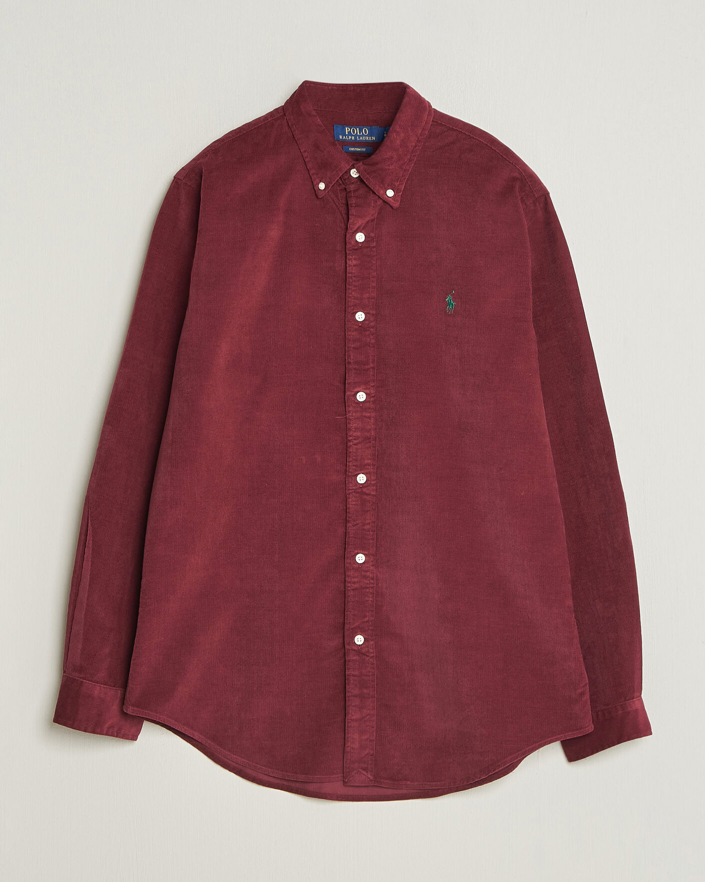 Herren | Hemden | Polo Ralph Lauren | Custom Fit BD Corduroy Shirt Classic Wine