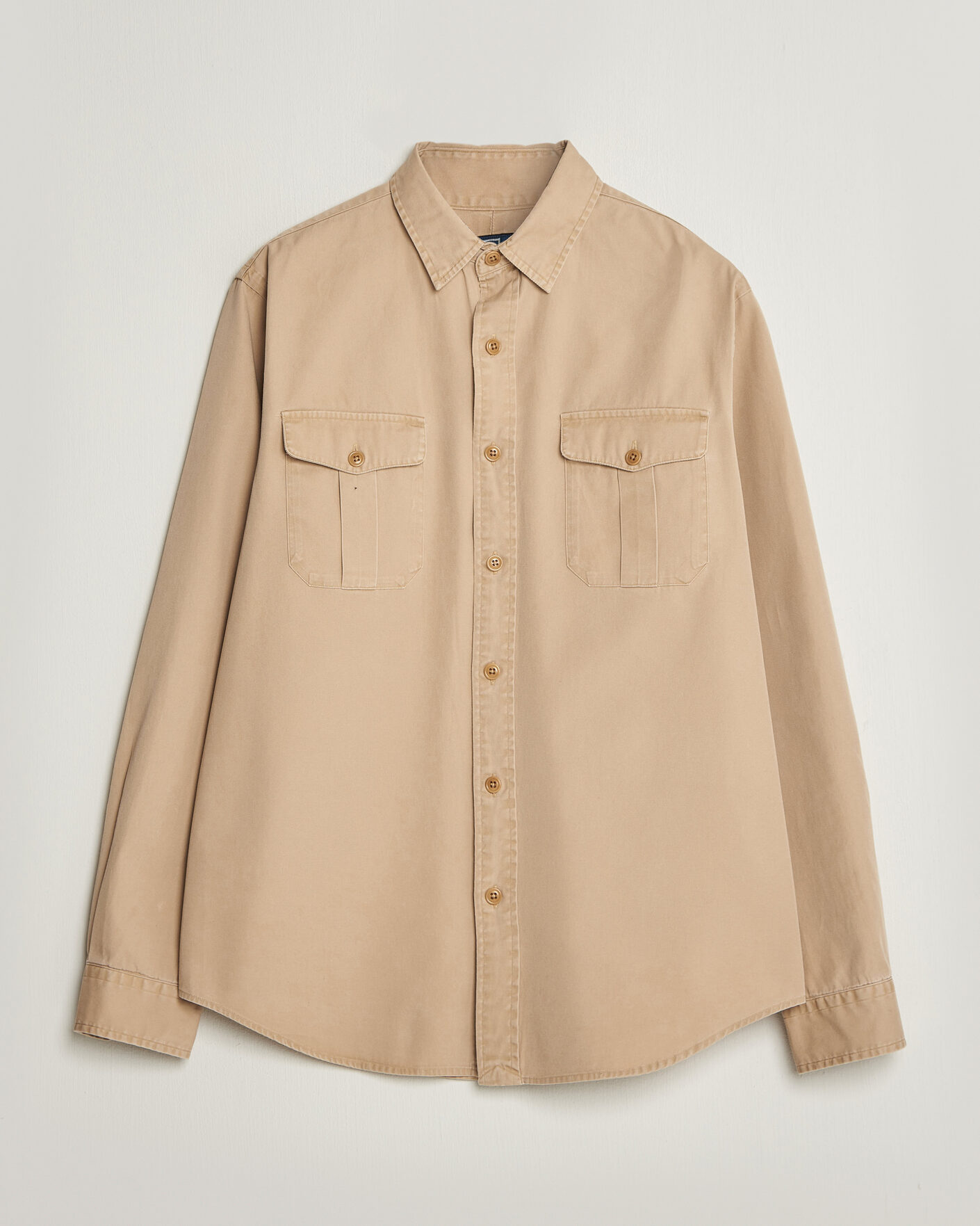Herren | Hemden | Polo Ralph Lauren | Litchfield Washed Chino Overshirt Vintage Khaki