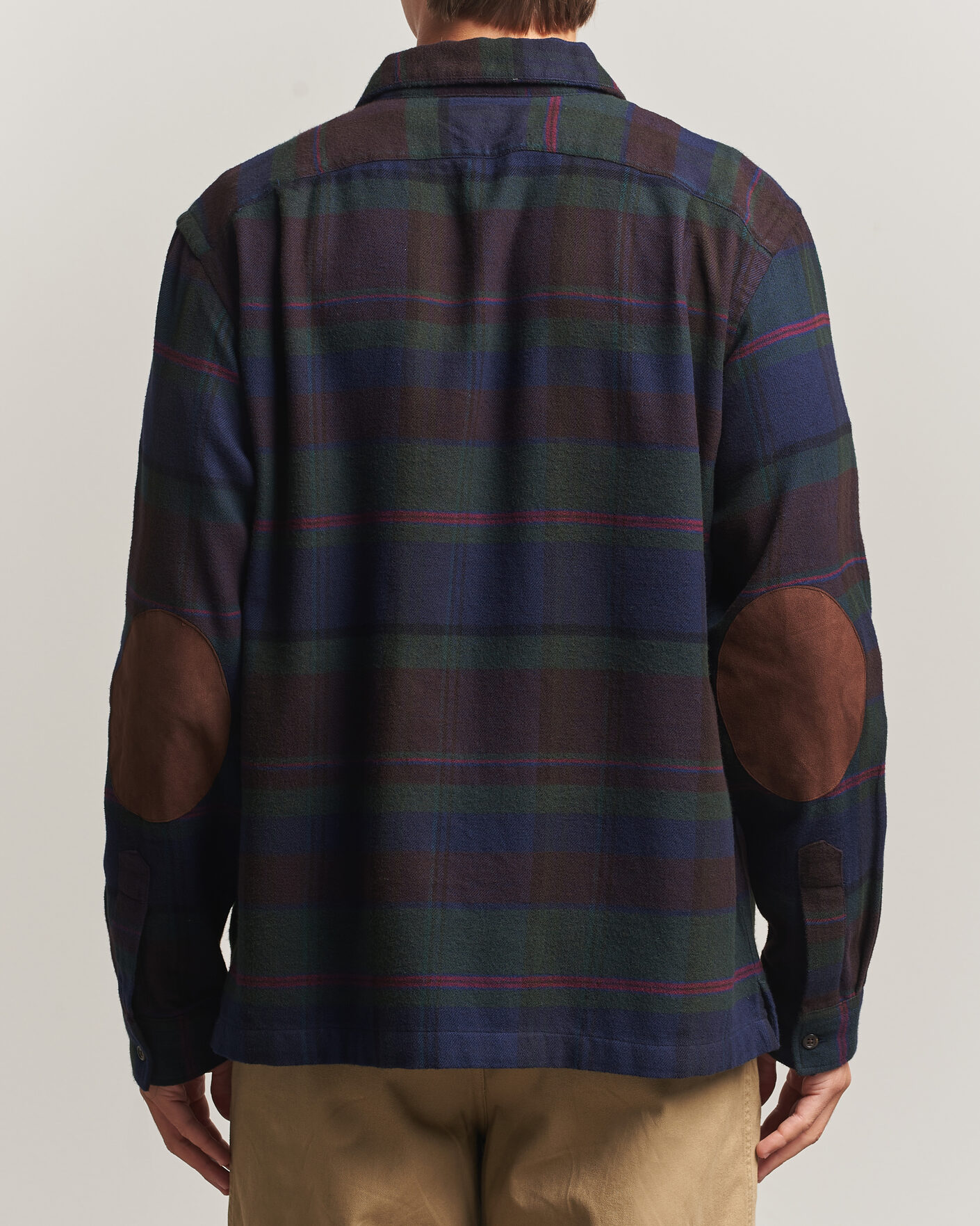Herren | Hemden | Polo Ralph Lauren | Hudson Ranch Checked Overshirt Olive Royal