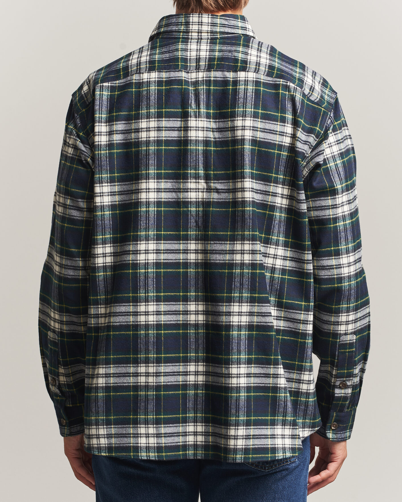 Herren | Hemden | Polo Ralph Lauren | Classic Fit Shaggy Flannel Shirt Navy Green