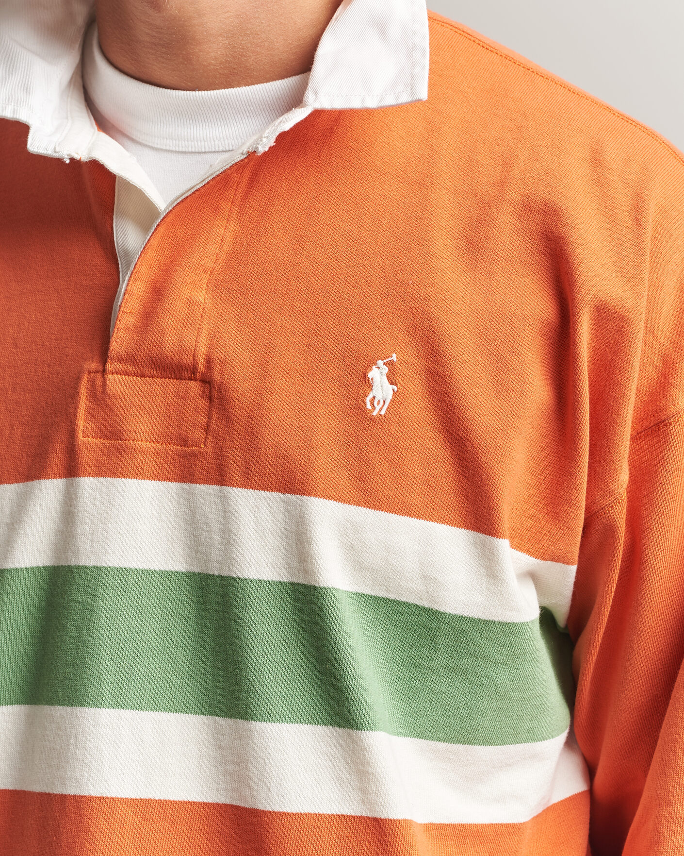 Herren | Pullover | Polo Ralph Lauren | Knitted Jersey Rugby Shirt Solar Sky Multi