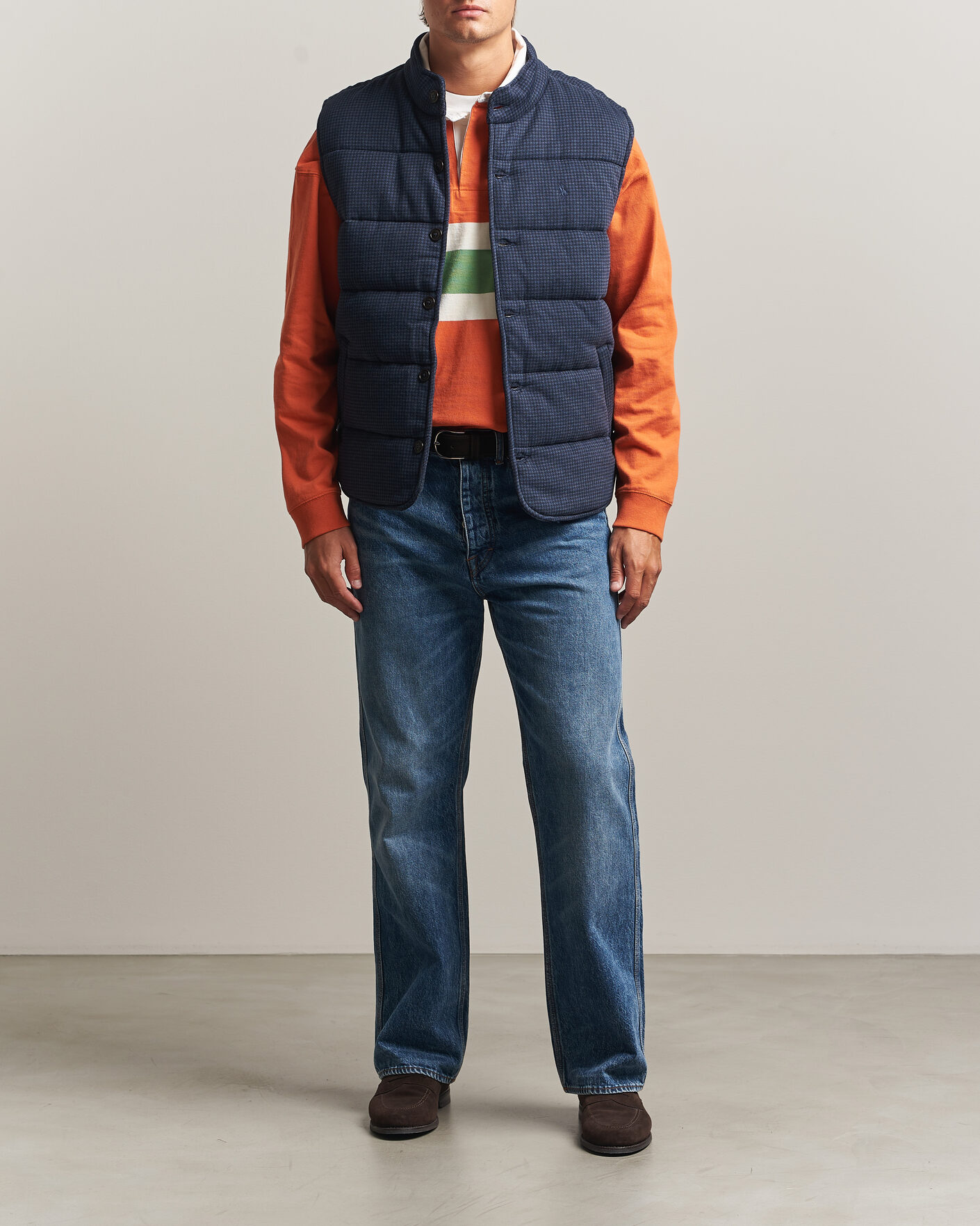 Herren | Pullover | Polo Ralph Lauren | Double Knitted Jaquard Vest Navy