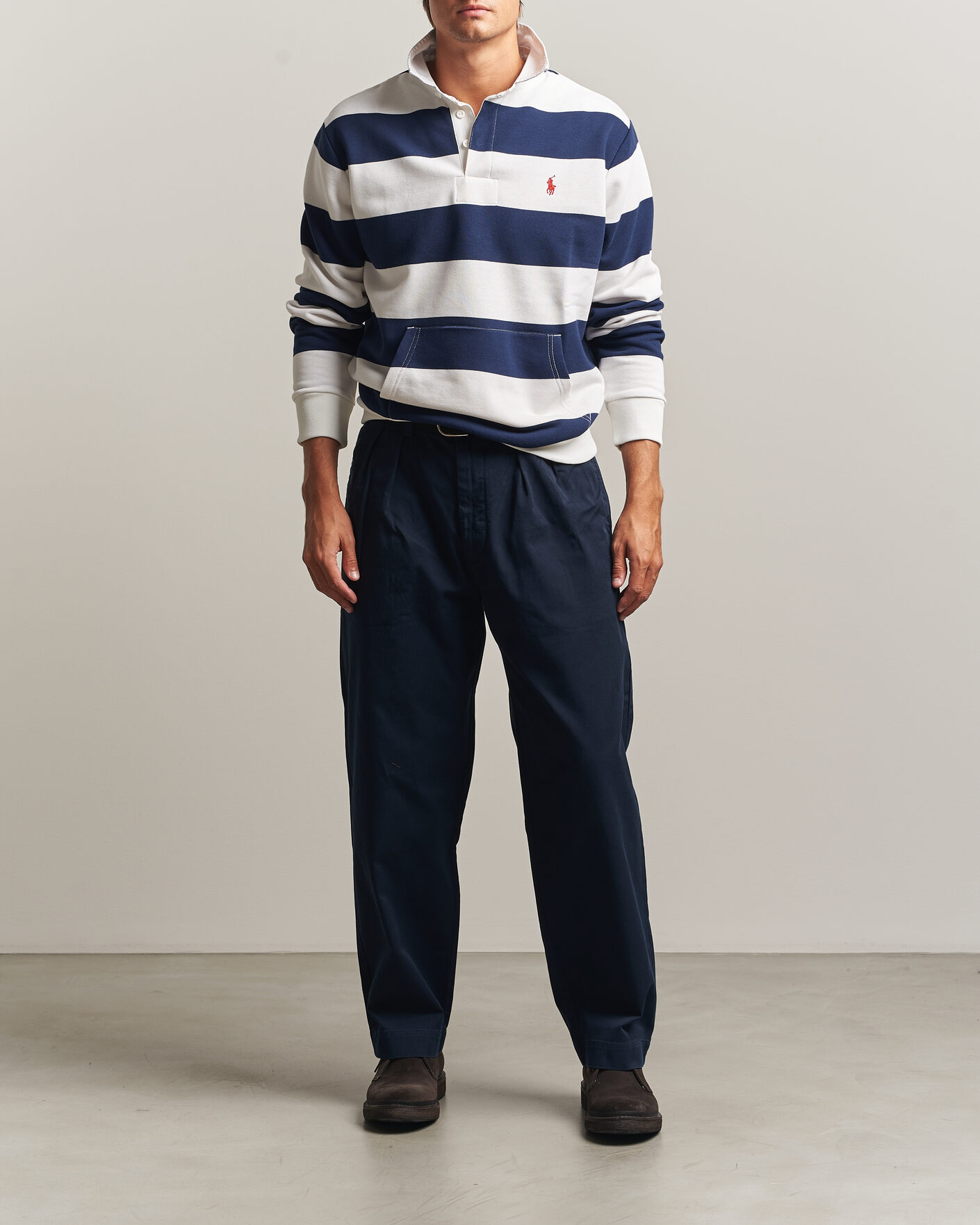 Herren | Pullover | Polo Ralph Lauren | Rugby Shirt Newport Navy/White