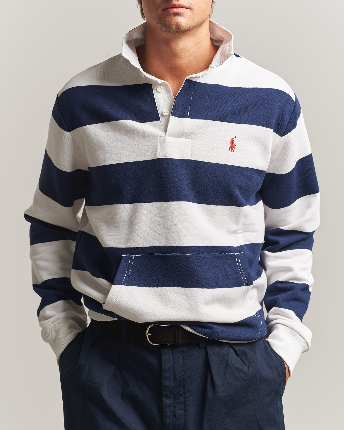 Herren | Pullover | Polo Ralph Lauren | Rugby Shirt Newport Navy/White