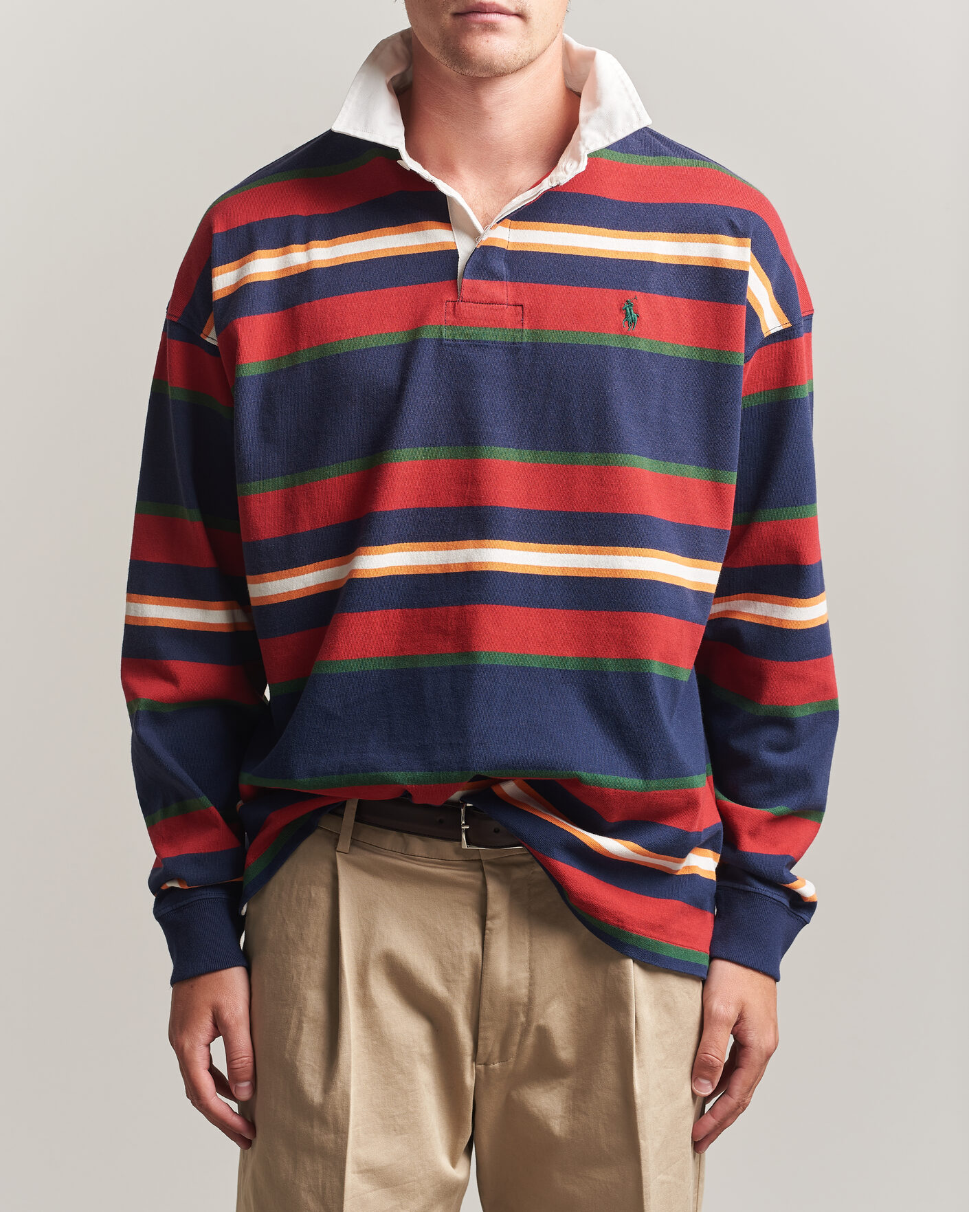 Herren | Pullover | Polo Ralph Lauren | Knitted Rugby Pullover Newport Navy Multi