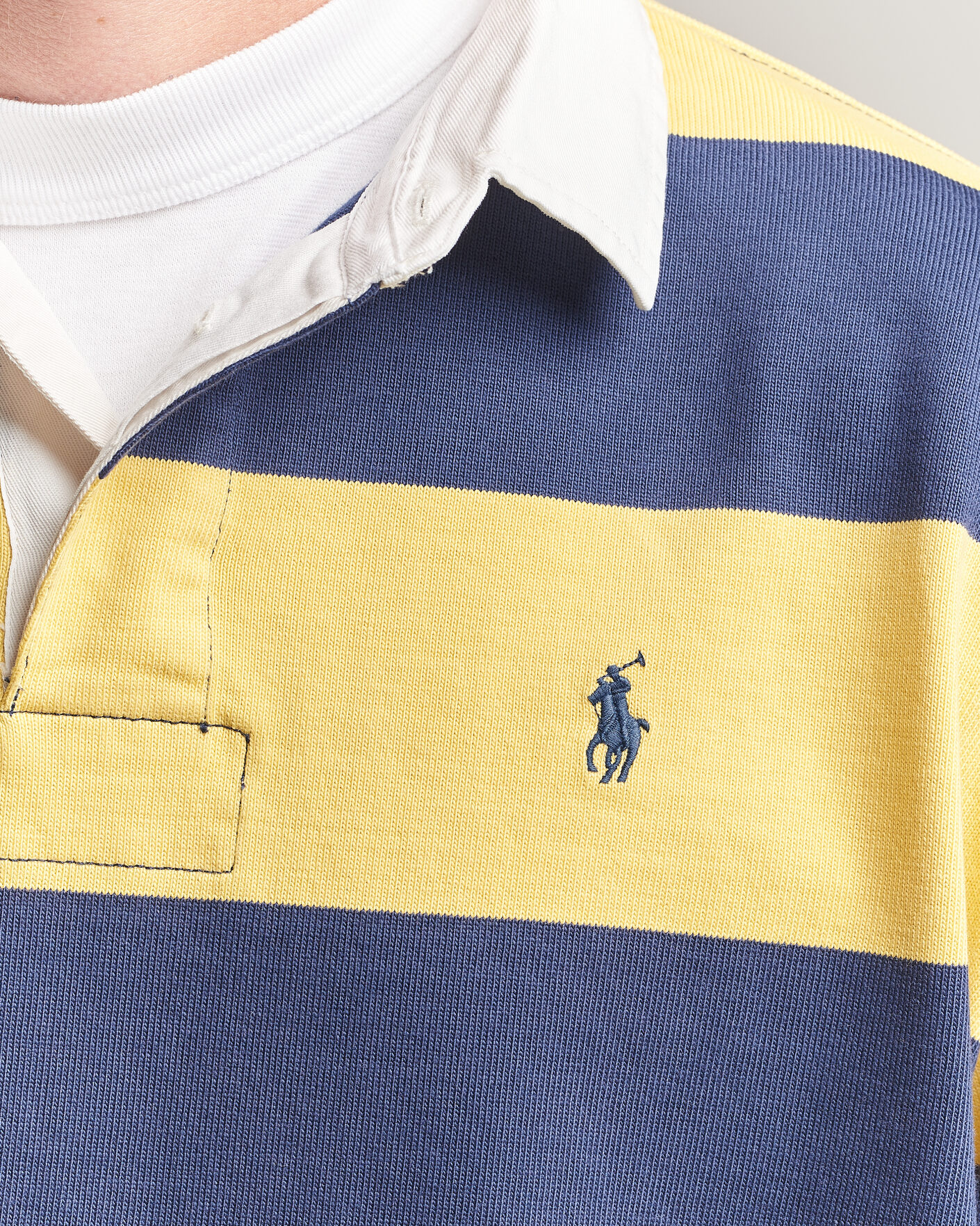 Herren | Pullover | Polo Ralph Lauren | Jersey Knitted Rugby Pullover Yellow/Cobolt