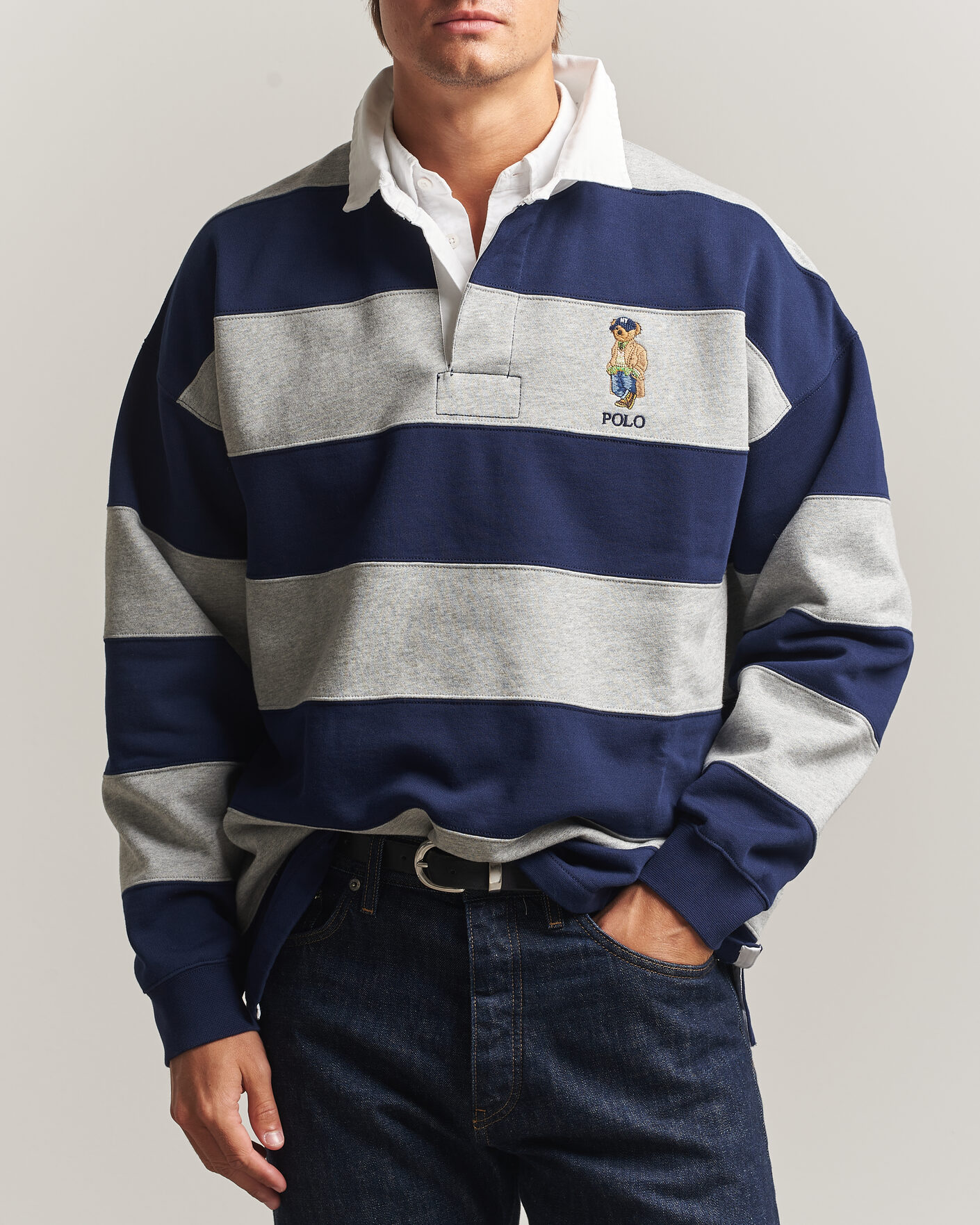 Herren | Pullover | Polo Ralph Lauren | Rugby Pullover Navy/Andover Heather