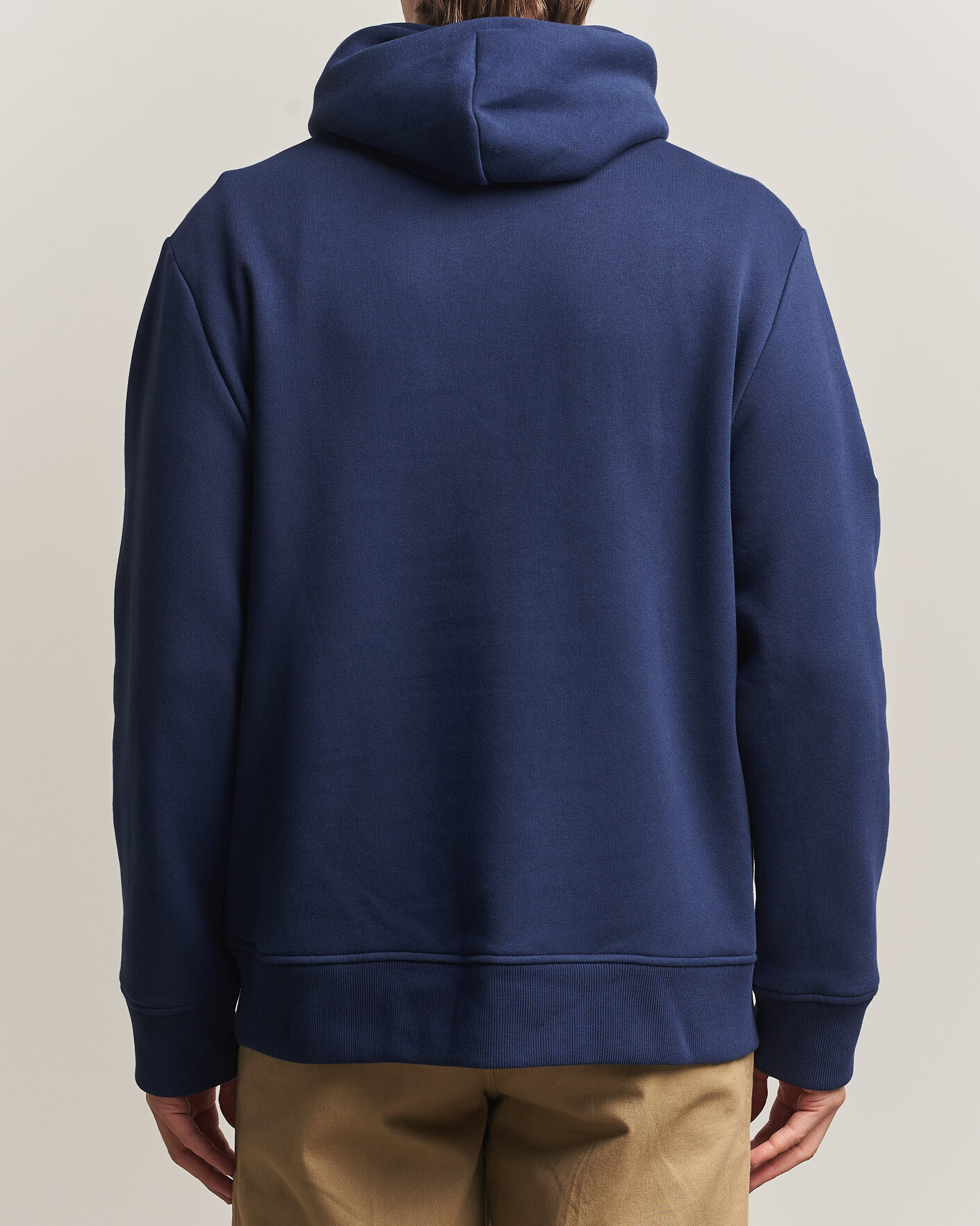 Herren | Pullover | Polo Ralph Lauren | Diagonal Stripe Big Pony Hoodie Newport Navy