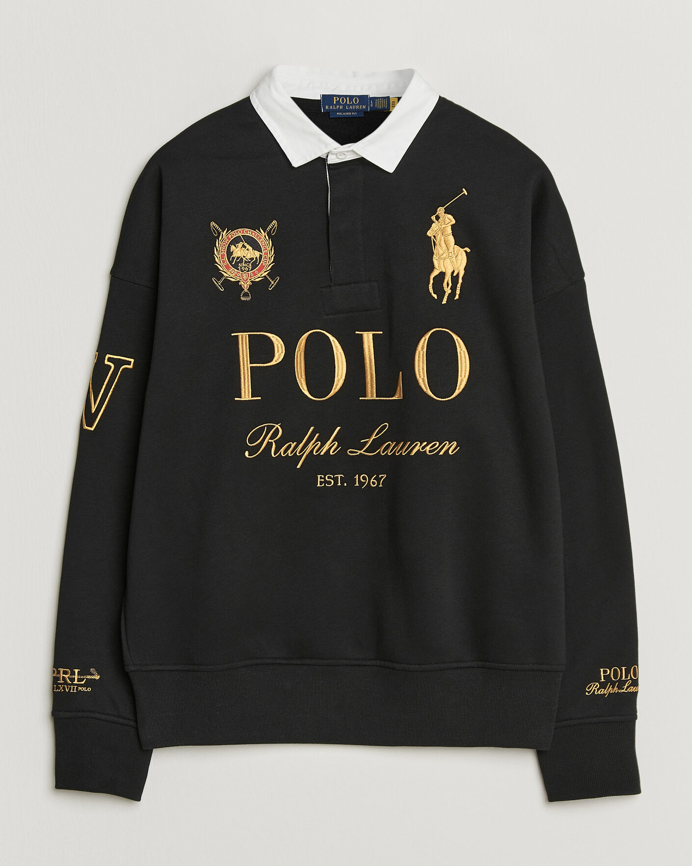 Herren | Pullover | Polo Ralph Lauren | Magic Fleece Printed Sweatshirt Polo Black