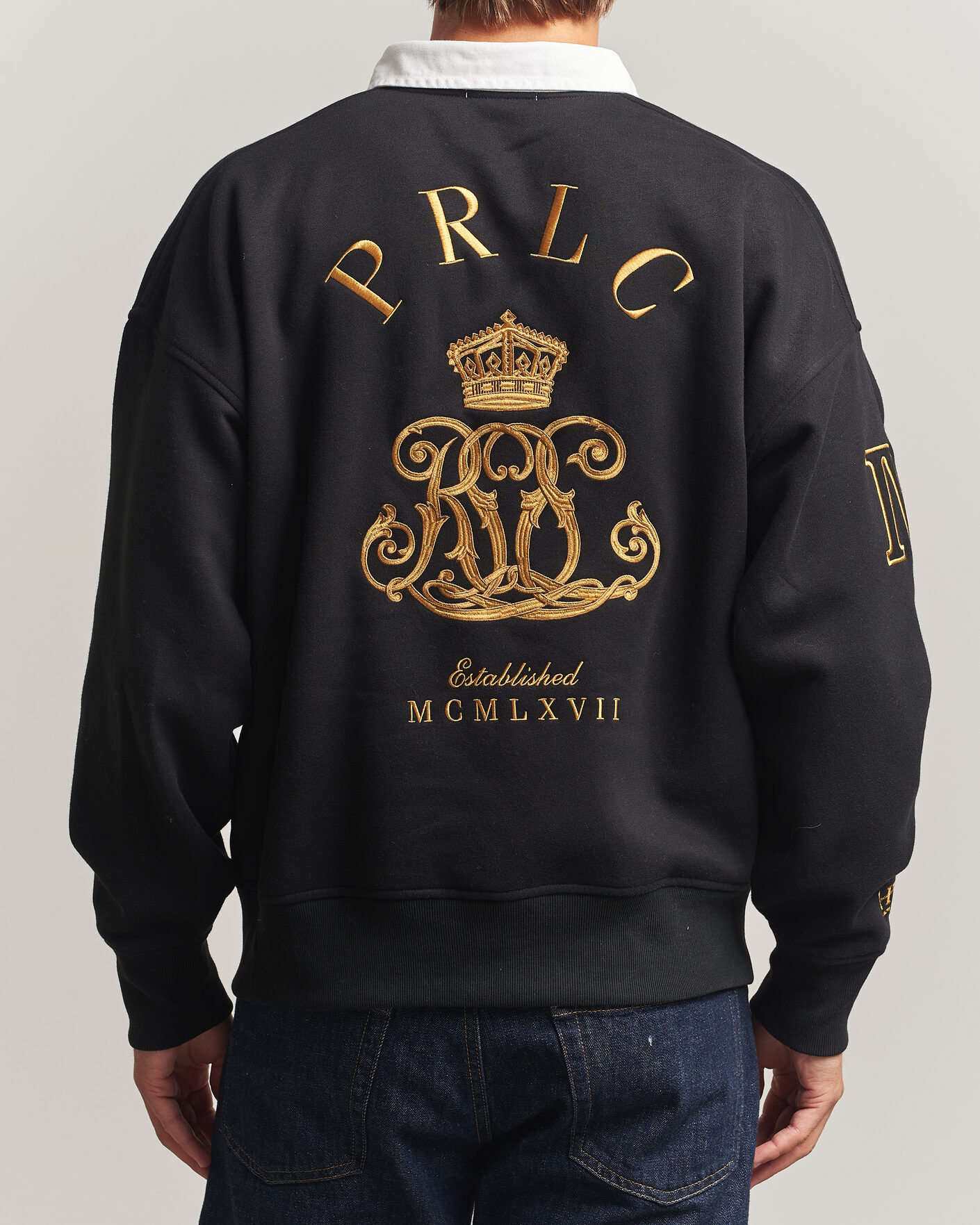 Herren | Pullover | Polo Ralph Lauren | Magic Fleece Printed Sweatshirt Polo Black