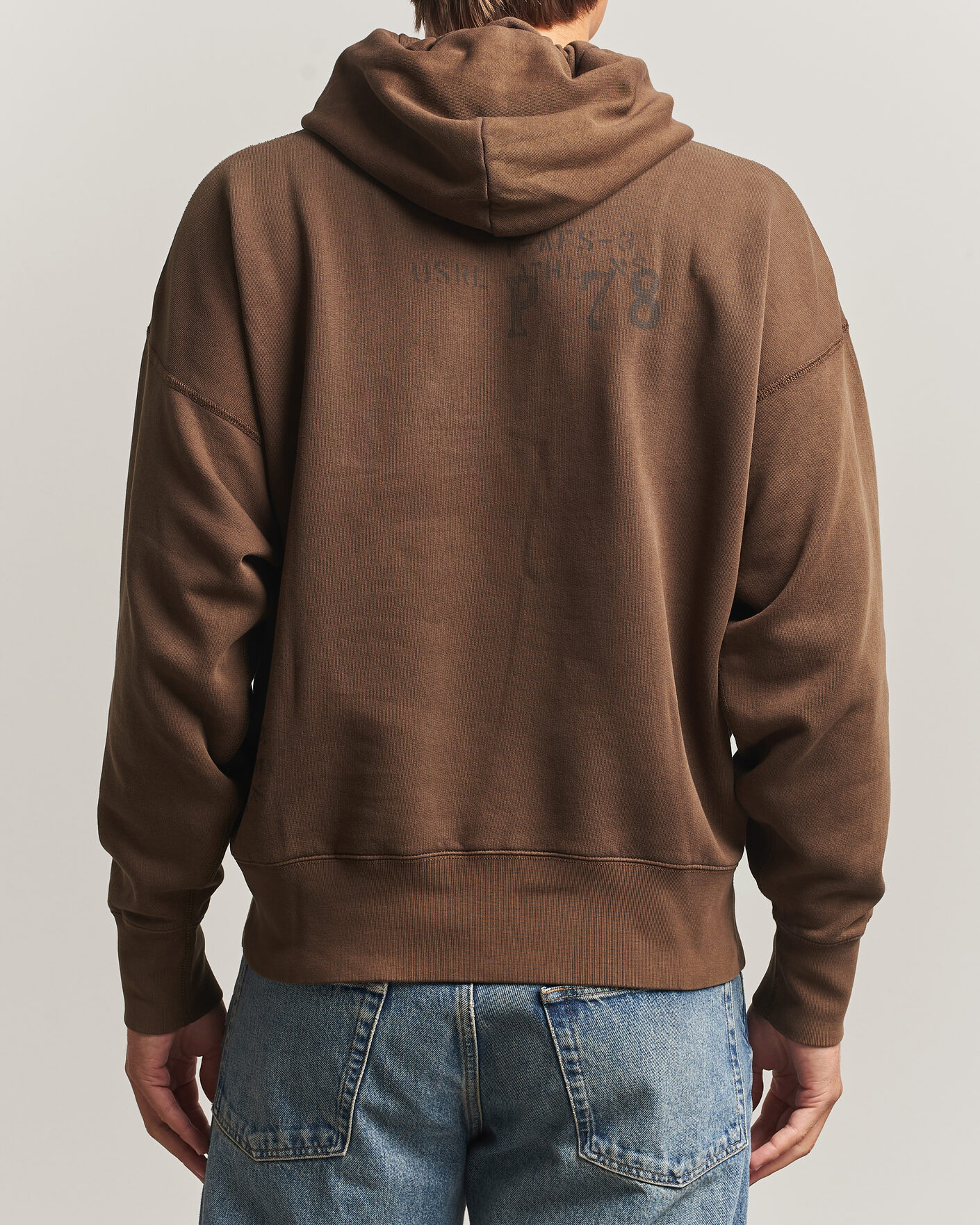 Herren | Pullover | Polo Ralph Lauren | Fleece Printed Hoodie Court Brown