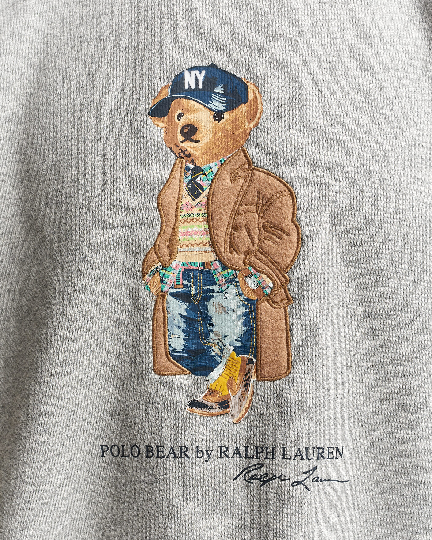Herren | Pullover | Polo Ralph Lauren | Athletic Fleece Bear Sweatshirt Andover Heather