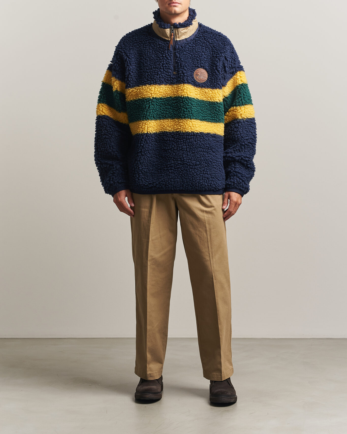 Herren | Pullover | Polo Ralph Lauren | Shaggy Hi Pile Pullover Cruise Navy