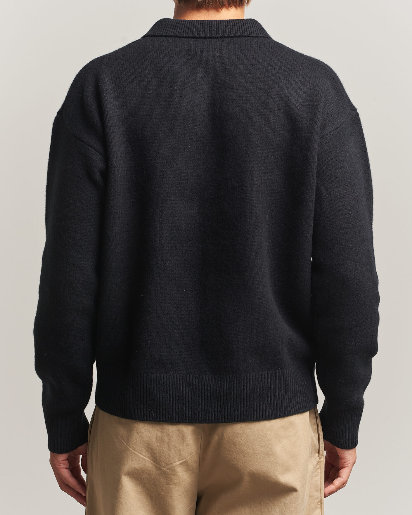 Herren | Pullover | Polo Ralph Lauren | Wool/Alpaca Rugby Sweater Polo Black