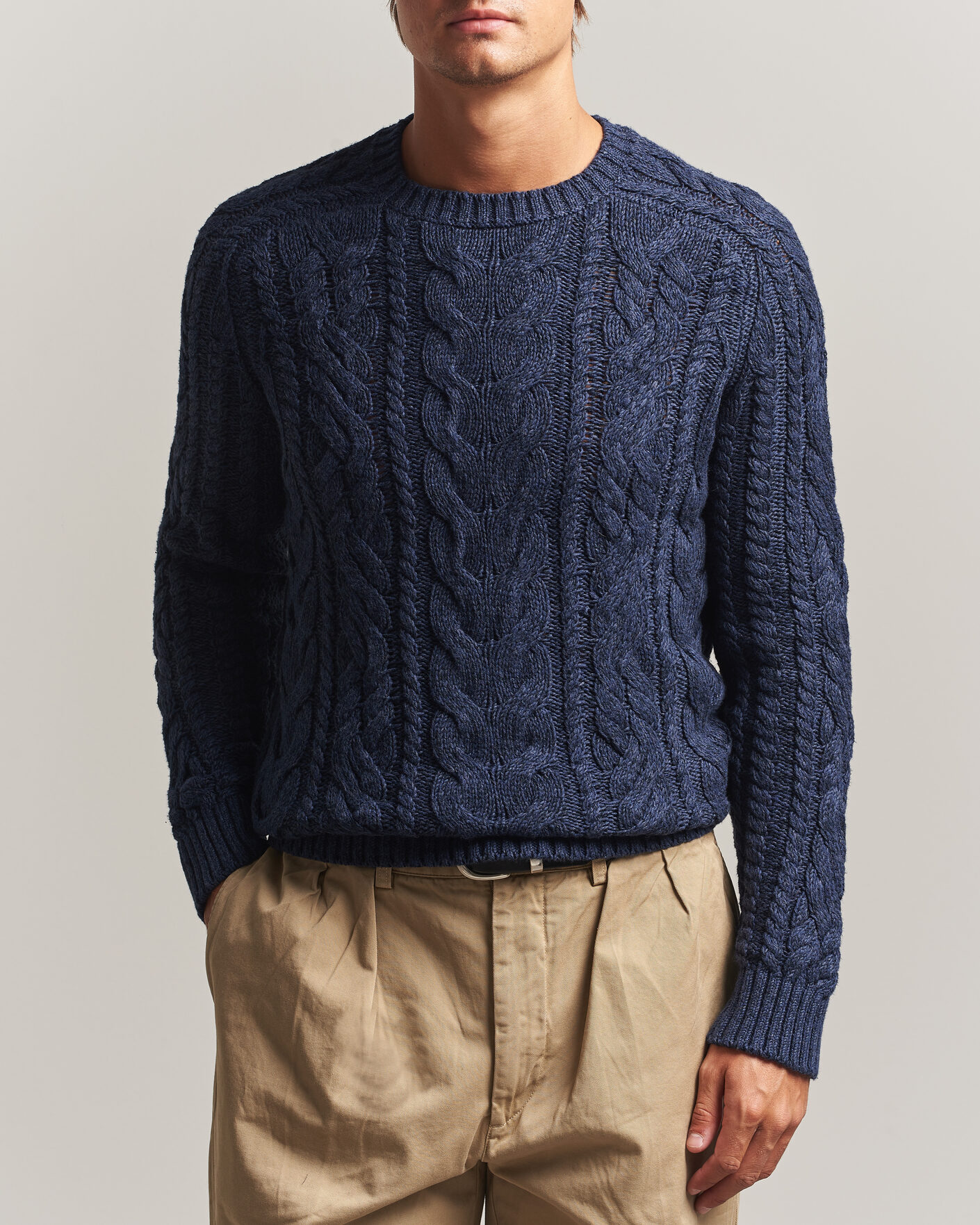 Herren | Pullover | Polo Ralph Lauren | Cotton Marl Pullover Navy Combo