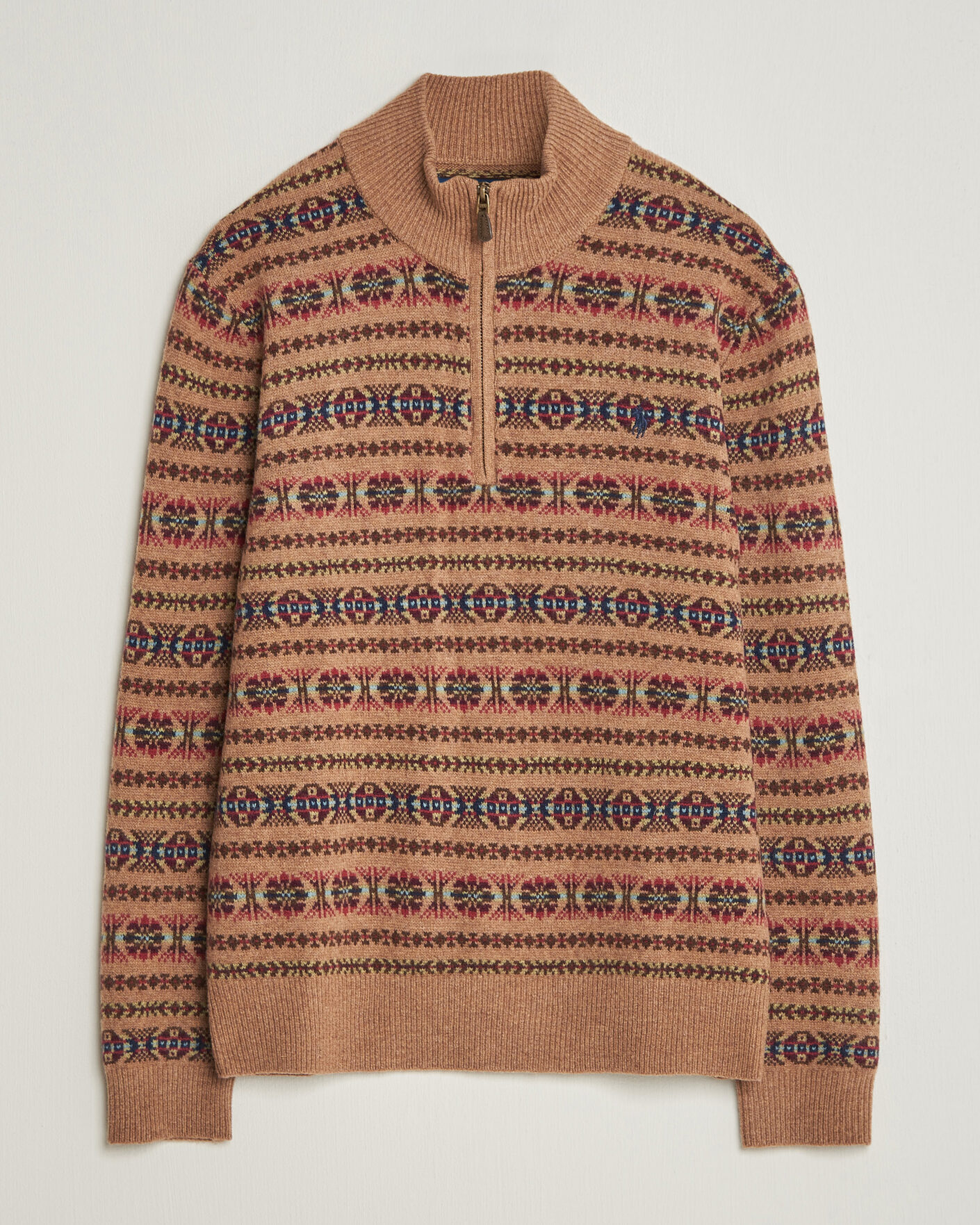 Herren | Pullover | Polo Ralph Lauren | Fair Isle Wool Half-Zip Multi Combo