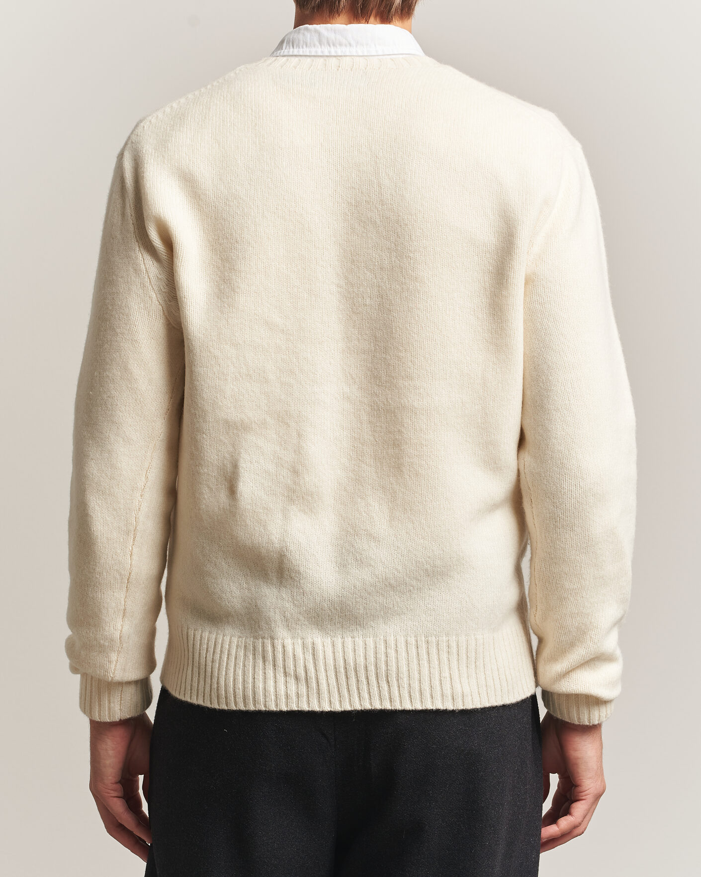 Herren | Pullover | Polo Ralph Lauren | Wool Blend Bear Sweater Authentic Cream