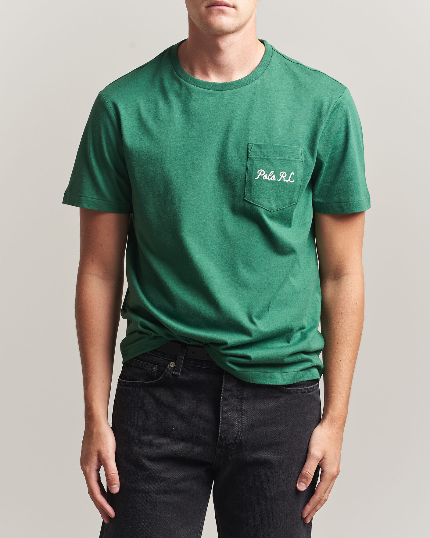 Herren | T-Shirts | Polo Ralph Lauren | Custom Slit Fit Bear T-Shirt Verano Green