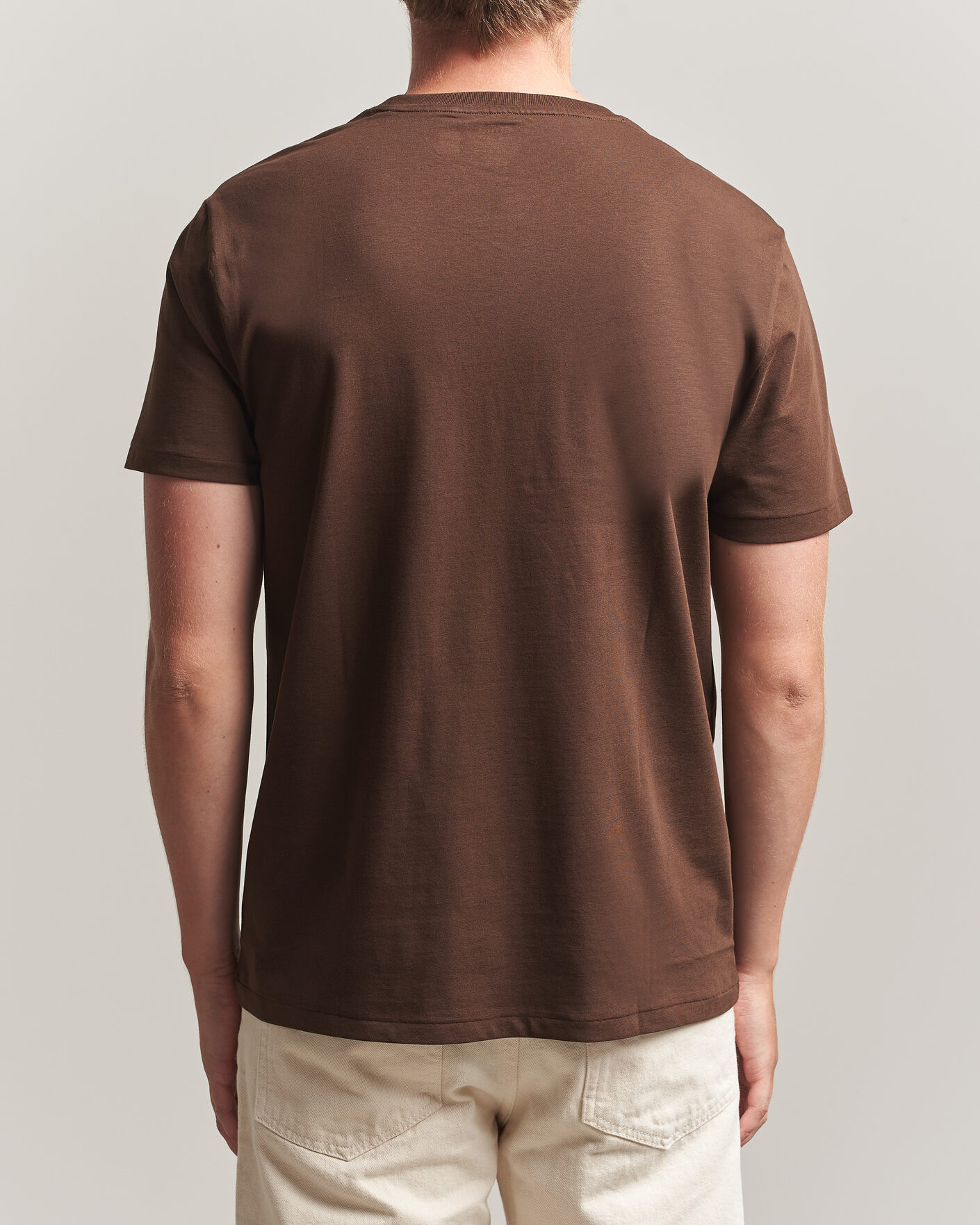 Herren | T-Shirts | Polo Ralph Lauren | Custom Slim Fit T-shirt Nutmeg Brown