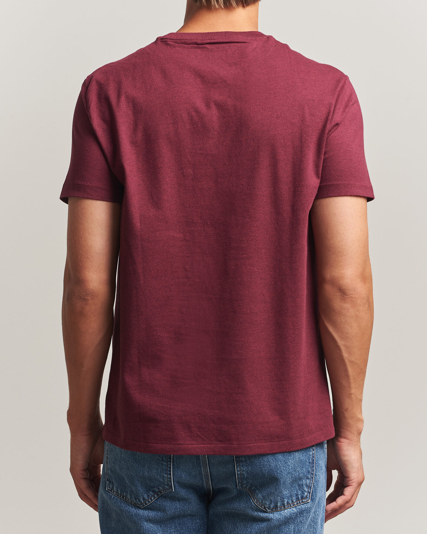 Herren | T-Shirts | Polo Ralph Lauren | Custom Slim Fit T-shirt Spring Wine Heather