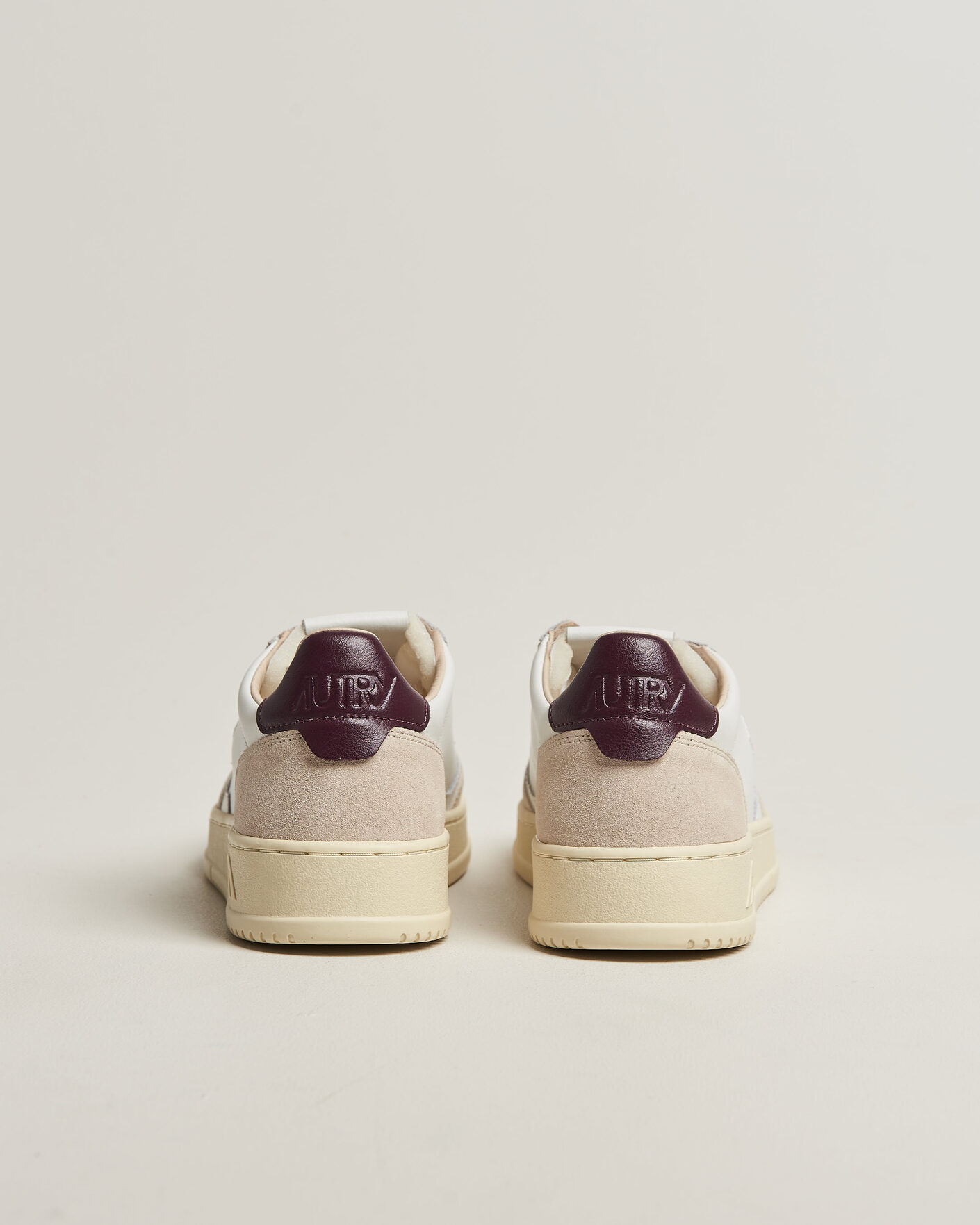 Herren | Sneaker | Autry | Medalist Low Leather/Suede Sneaker White/Fig
