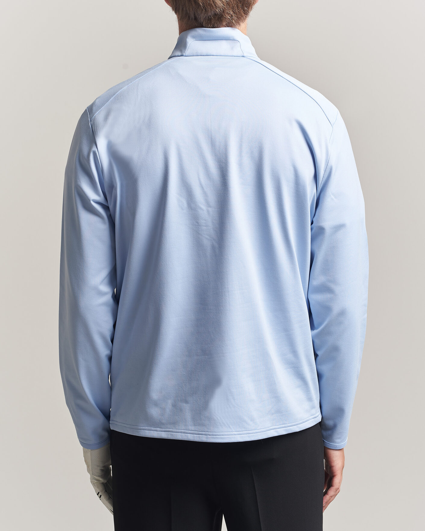 Herren | Golfbekleidung | Polo Ralph Lauren | Luxury Jersey Half Zip Pebble Blue