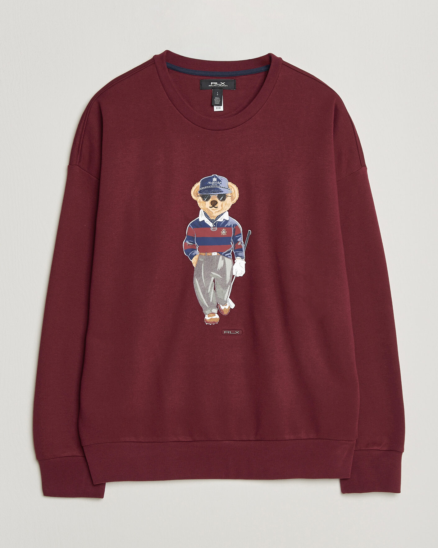 Herren | Pullover | RLX Ralph Lauren | Polo Ralph Lauren Magic Fleece Bear Sweatshirt Classic Wine