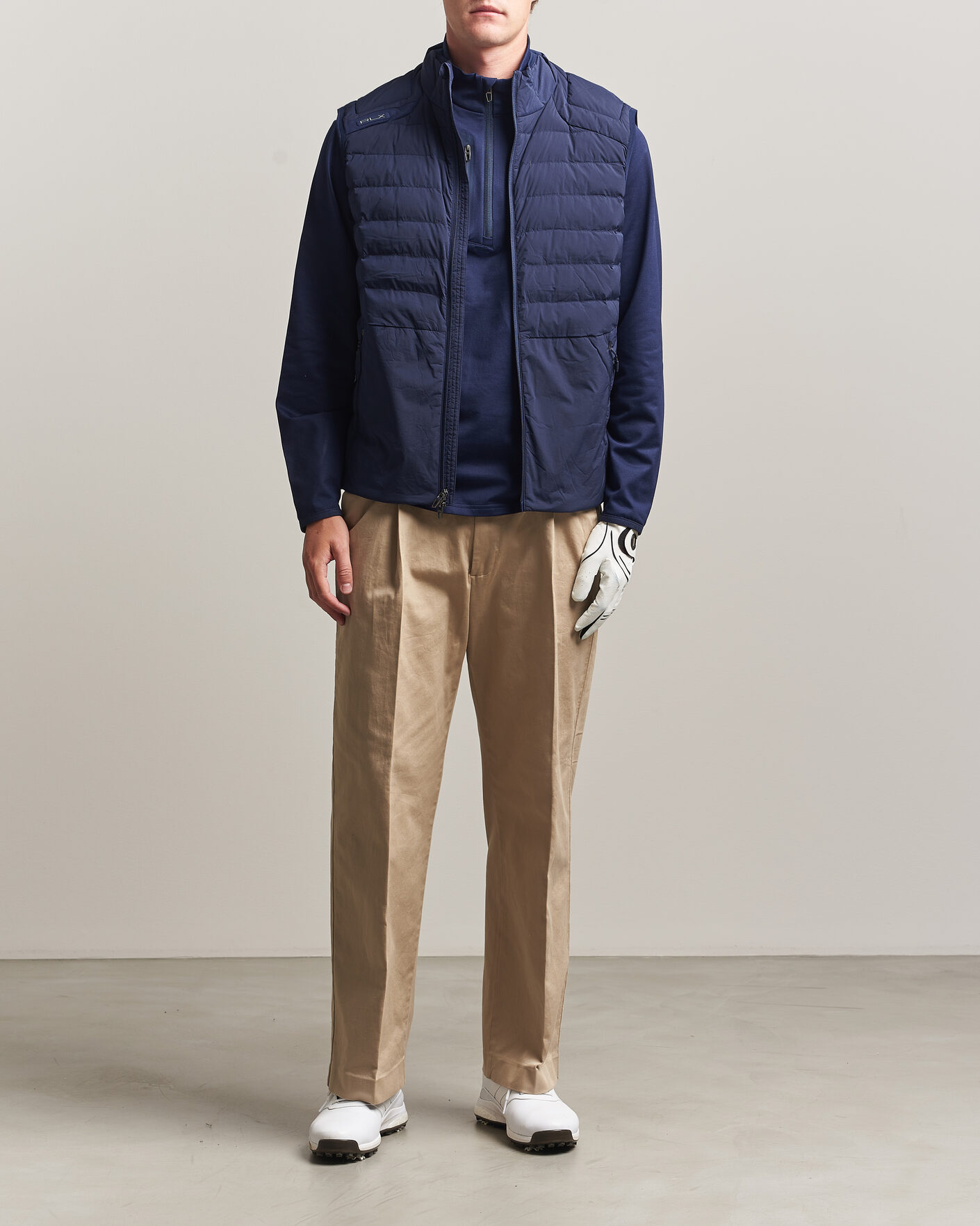 Herren | Golfbekleidung | RLX Ralph Lauren | Full Zip Golf Vest Refined Navy