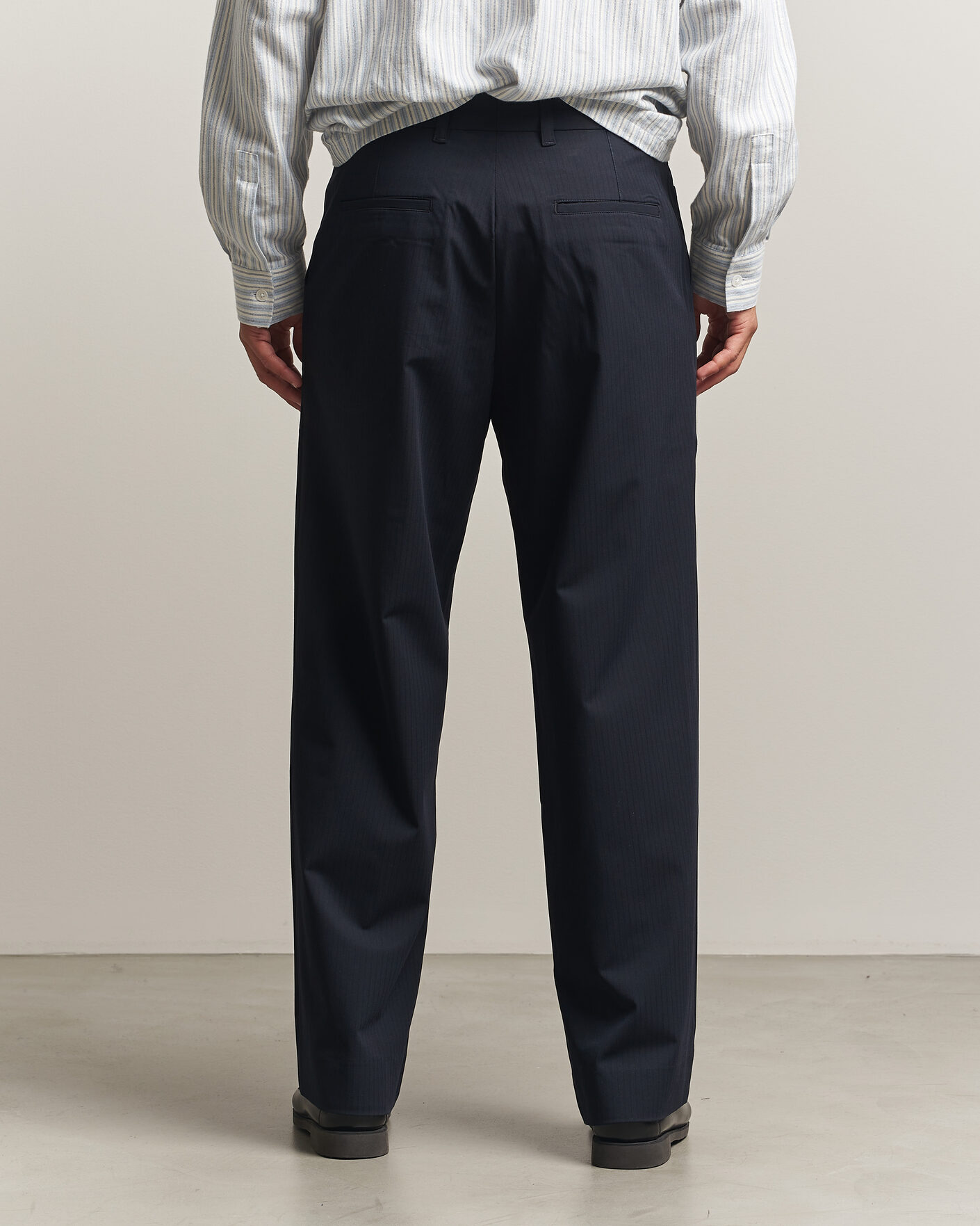 Herren | Hosen | Samsøe Samsøe | Valentin Pleated Trousers Salute Navy