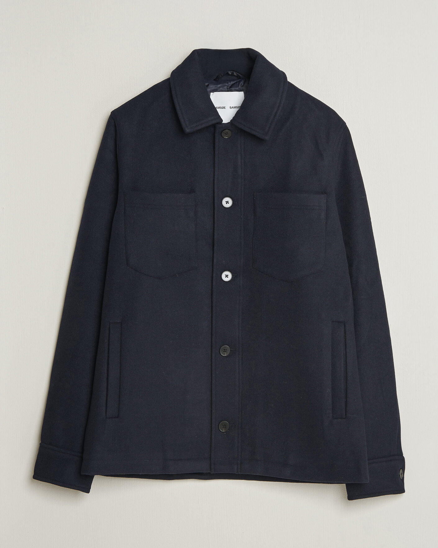 Herren | Jacken | Samsøe Samsøe | Pally Padded Shirt Jacket Salute Navy