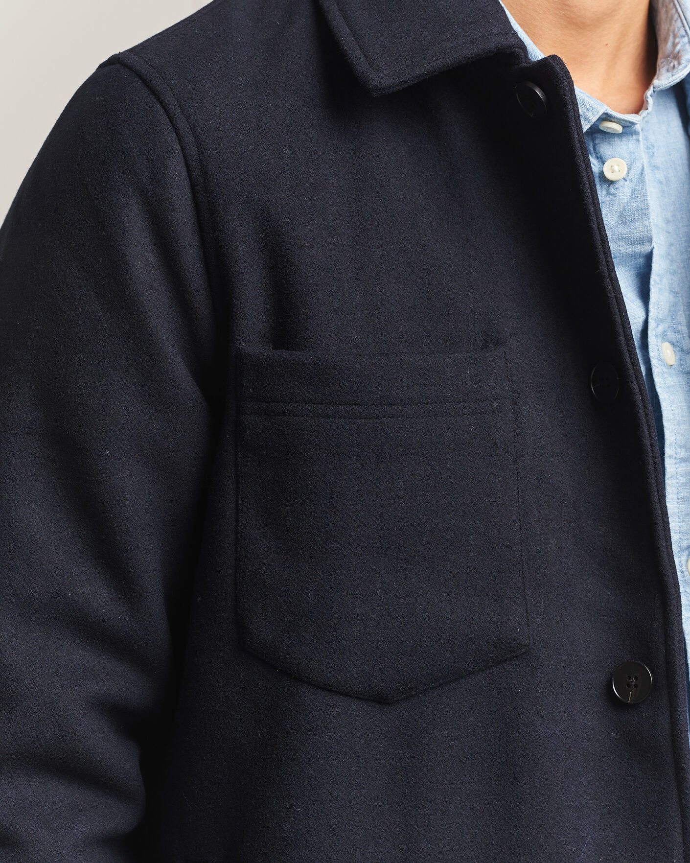 Herren | Jacken | Samsøe Samsøe | Pally Padded Shirt Jacket Salute Navy