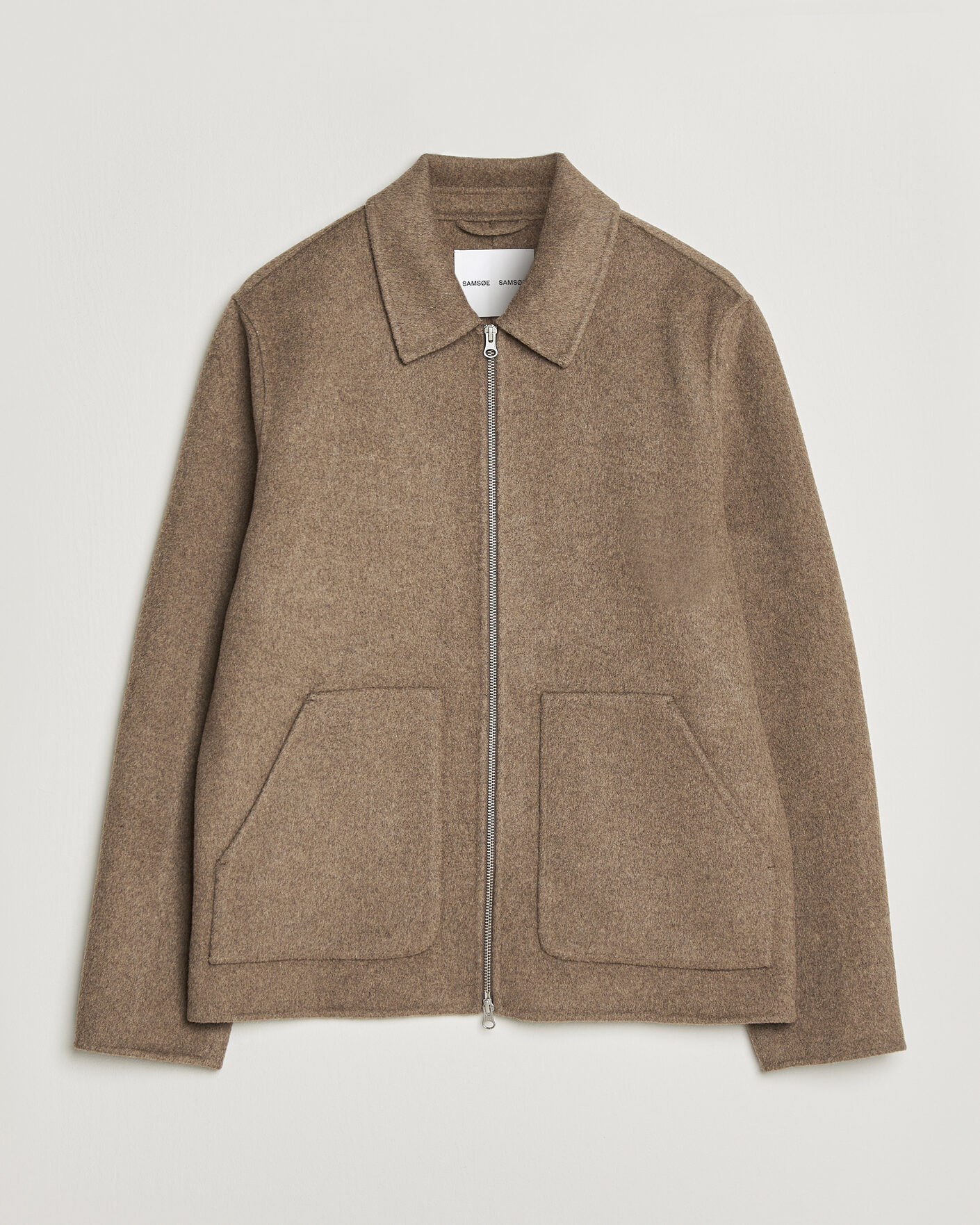 Herren | Jacken | Samsøe Samsøe | Paulo Wool Shirt Jacket Lead Gray Melange