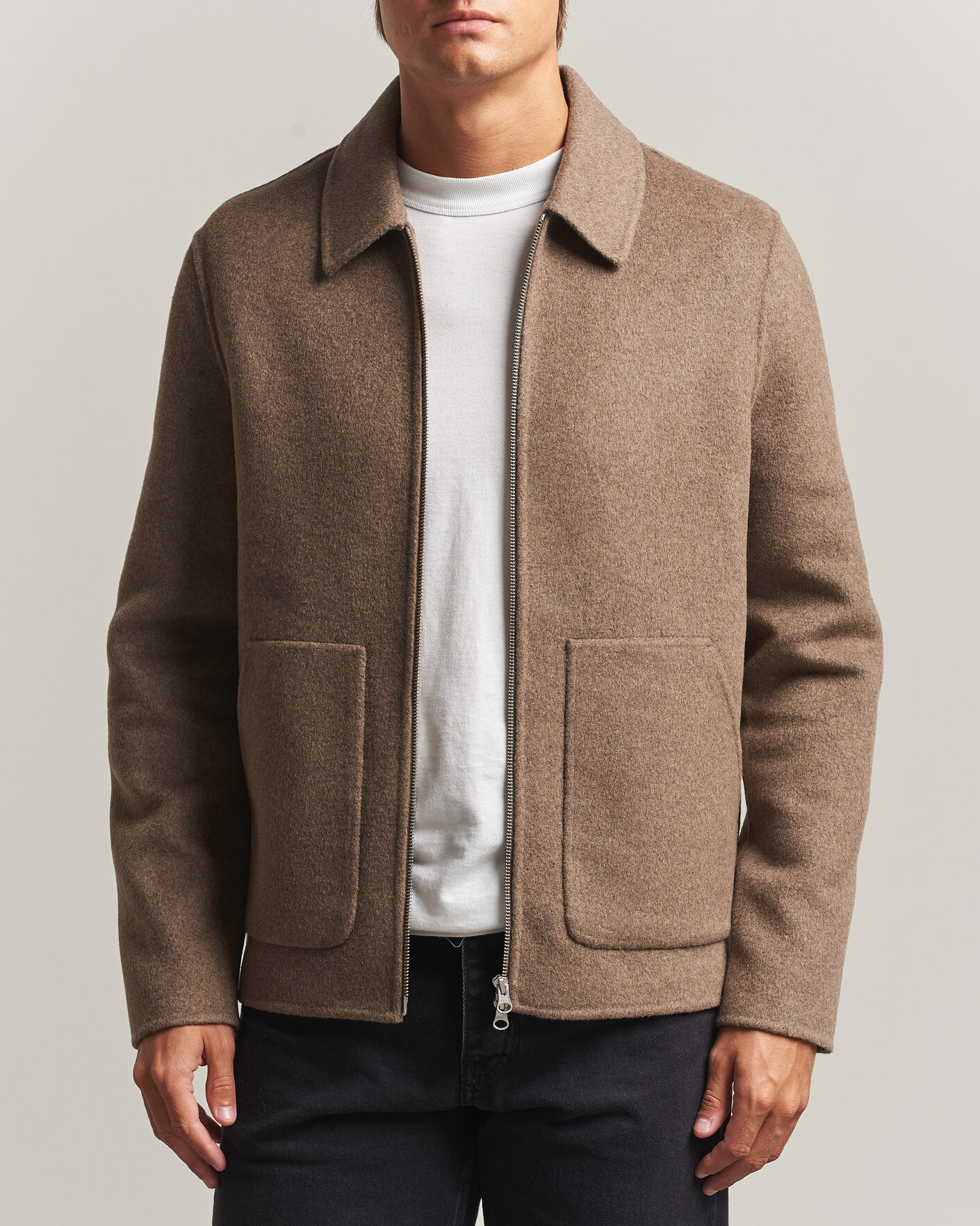Herren | Jacken | Samsøe Samsøe | Paulo Wool Shirt Jacket Lead Gray Melange